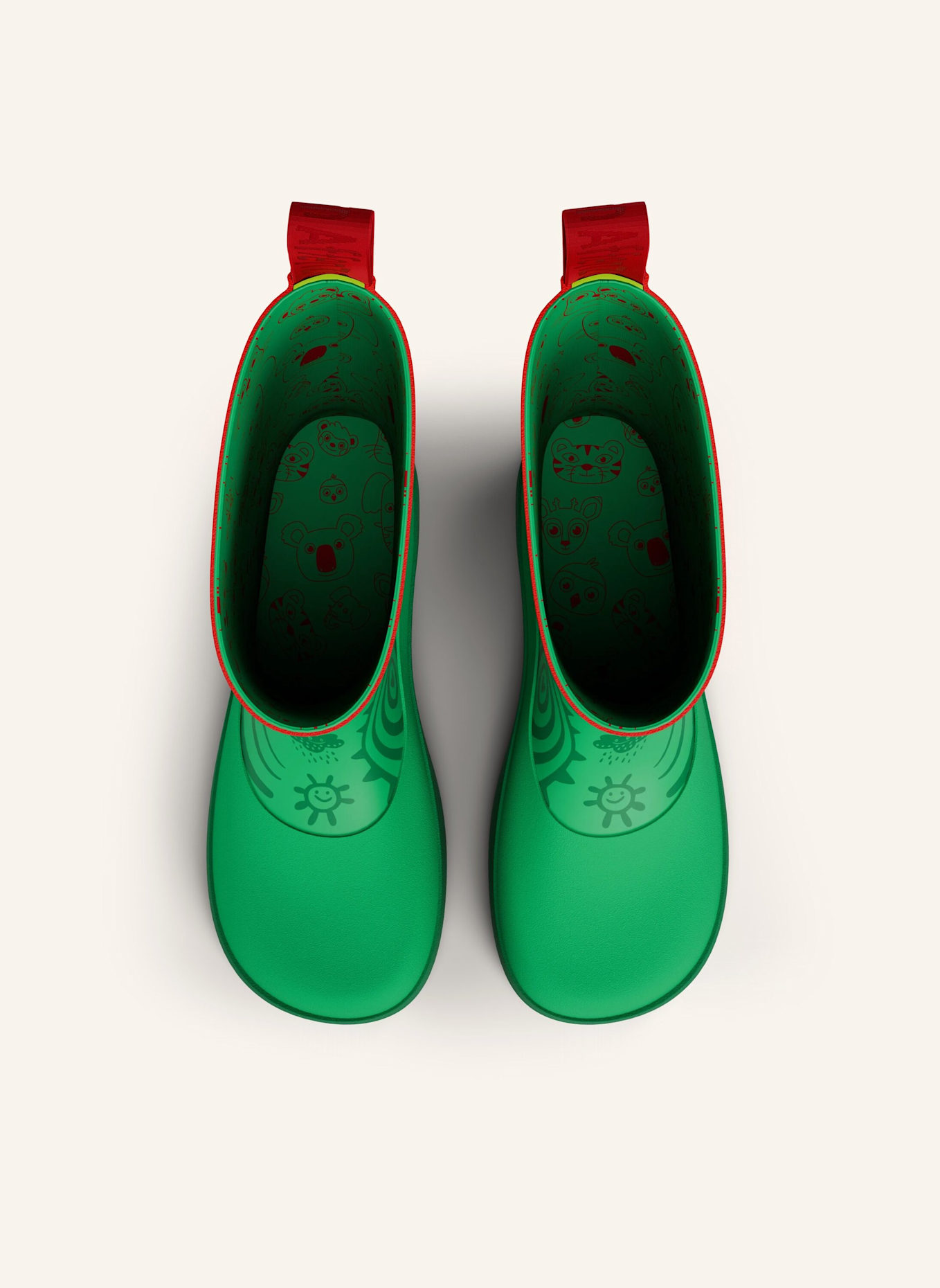Affenzahn Gummistiefel PLASHY: GRÜN