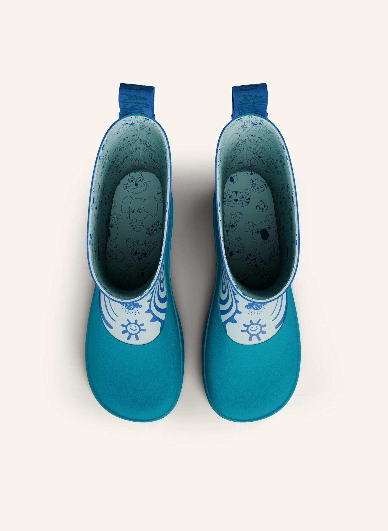 Affenzahn Gummistiefel PLASHY: BLAU