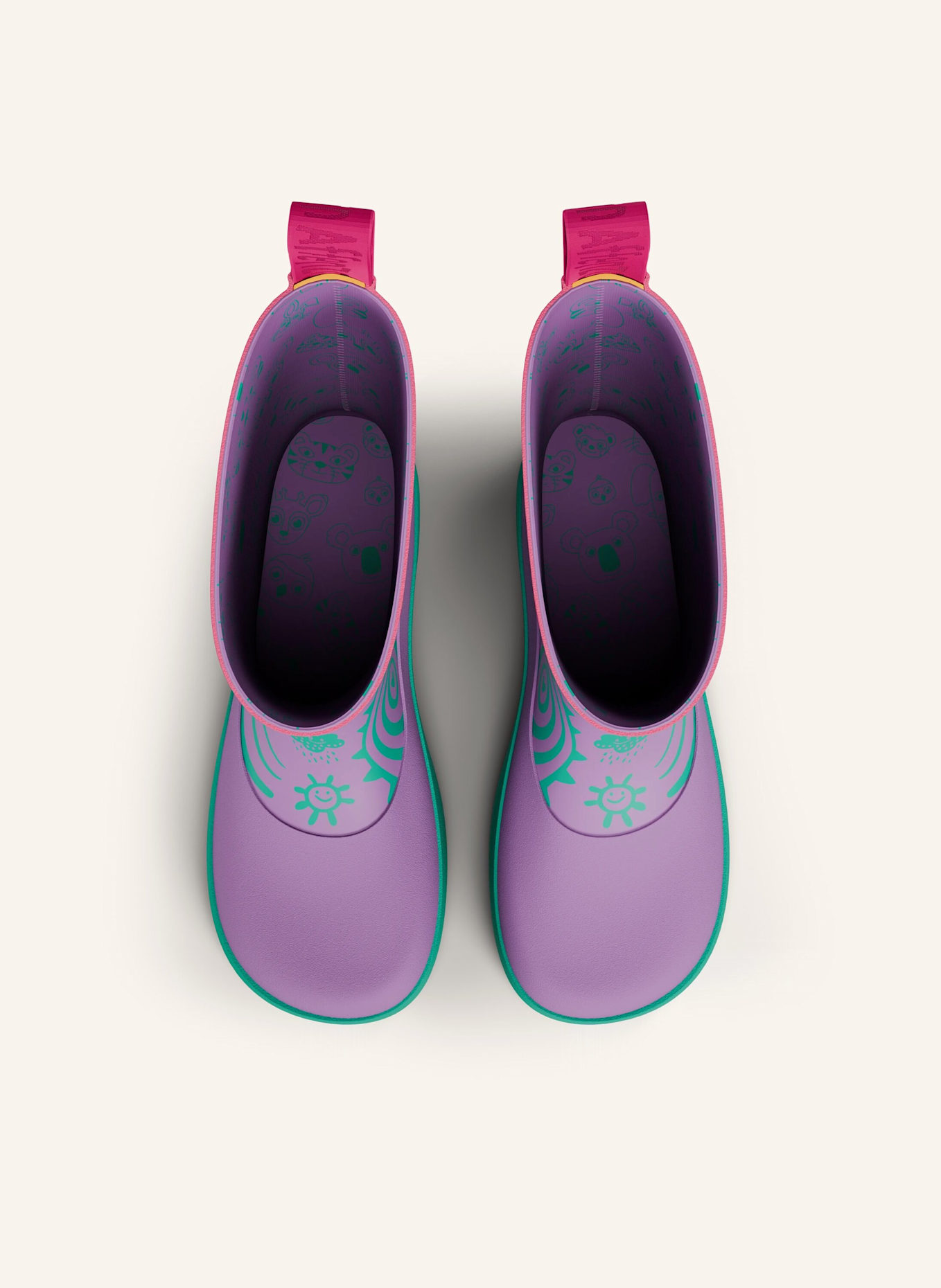Affenzahn Gummistiefel PLASHY: LILA