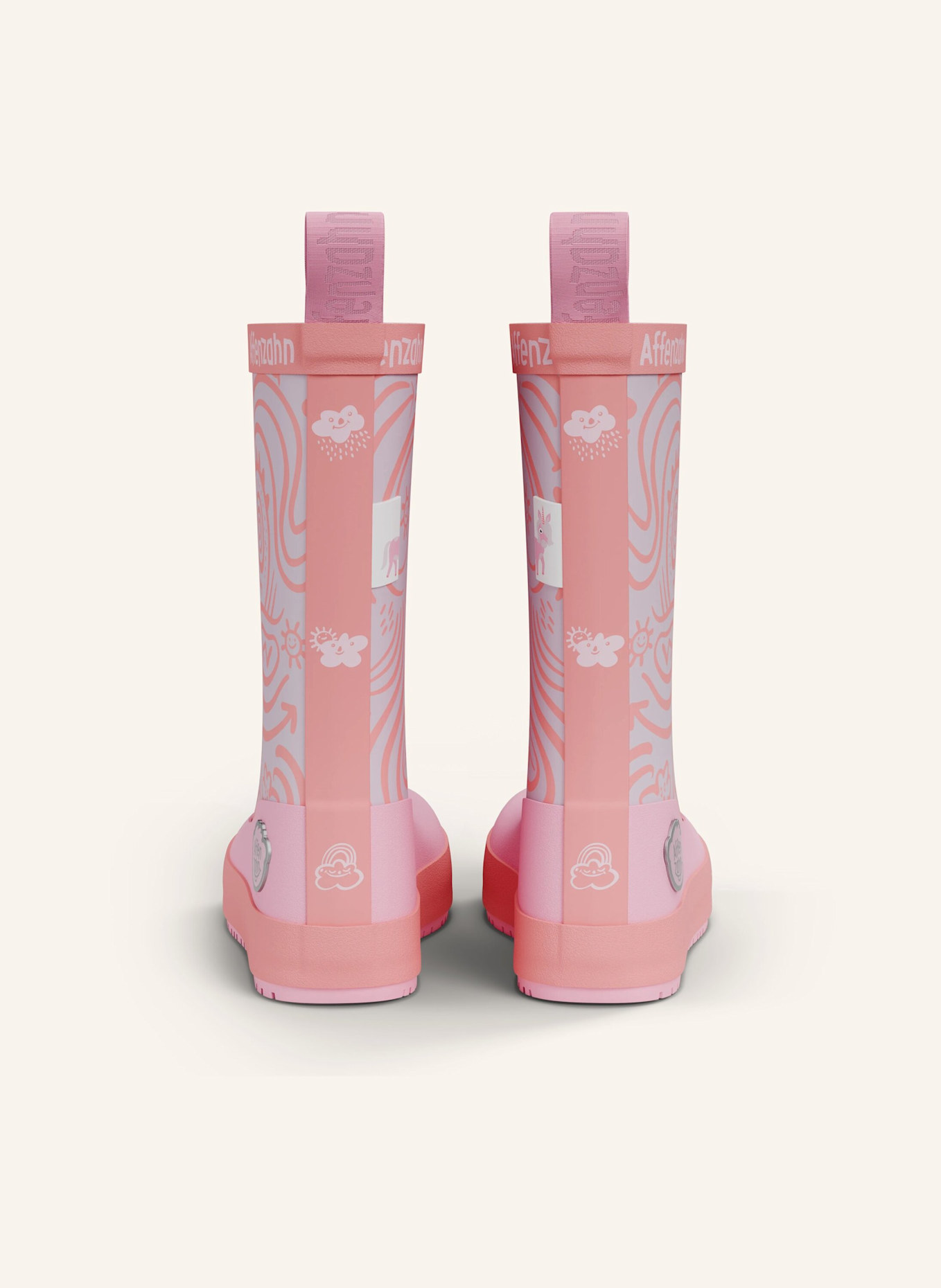 Affenzahn Gummistiefel PLASHY: ROSA
