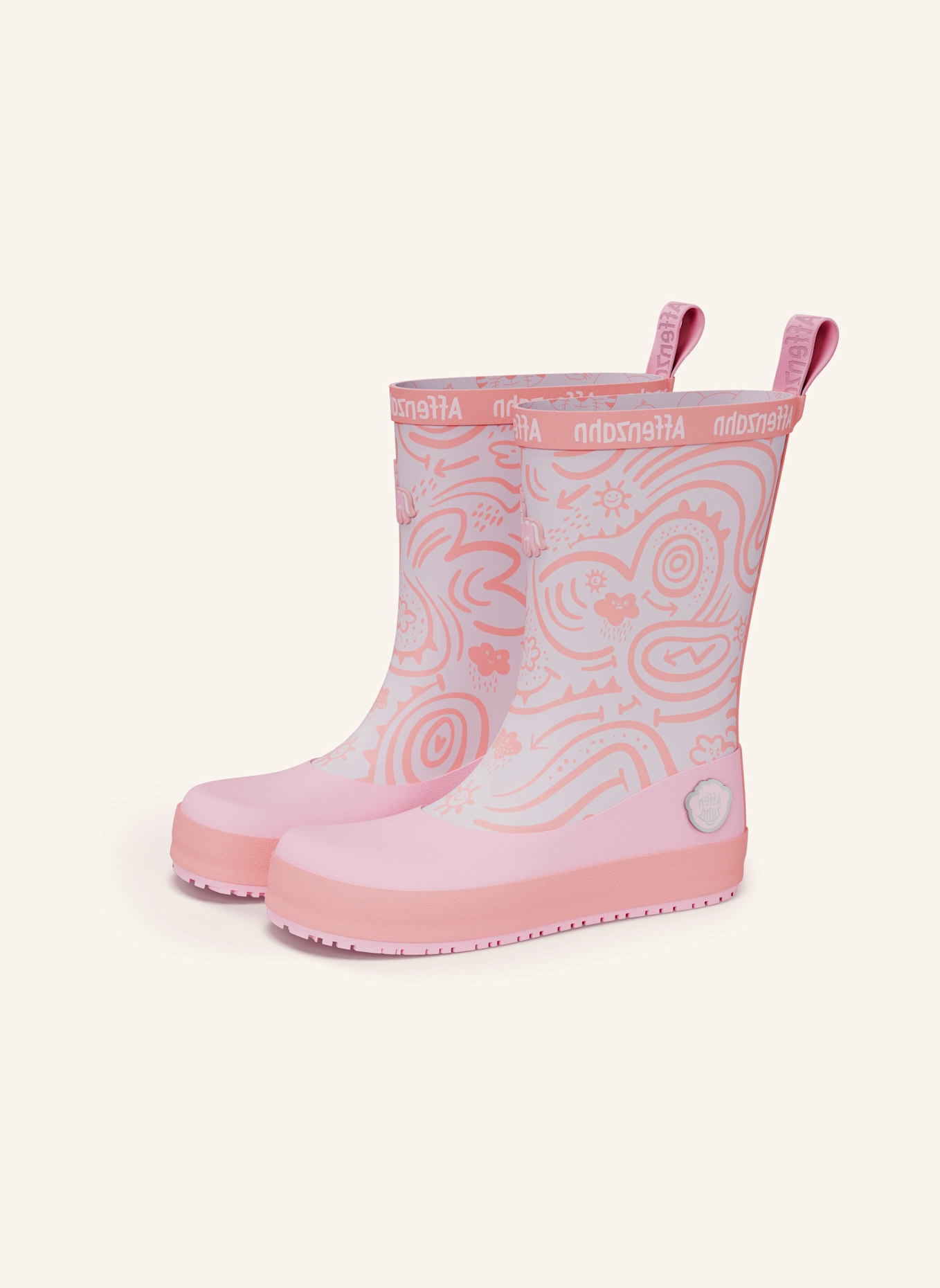 Affenzahn Gummistiefel PLASHY: ROSA