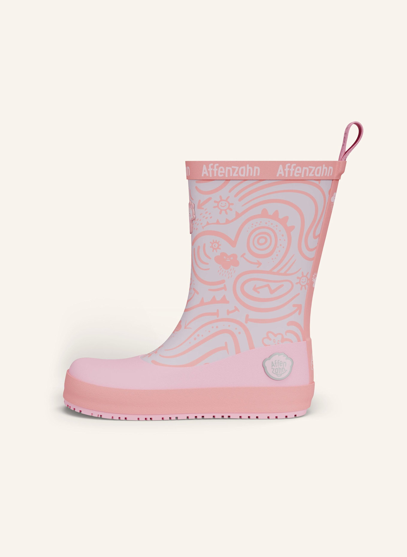 Affenzahn Gummistiefel PLASHY: ROSA