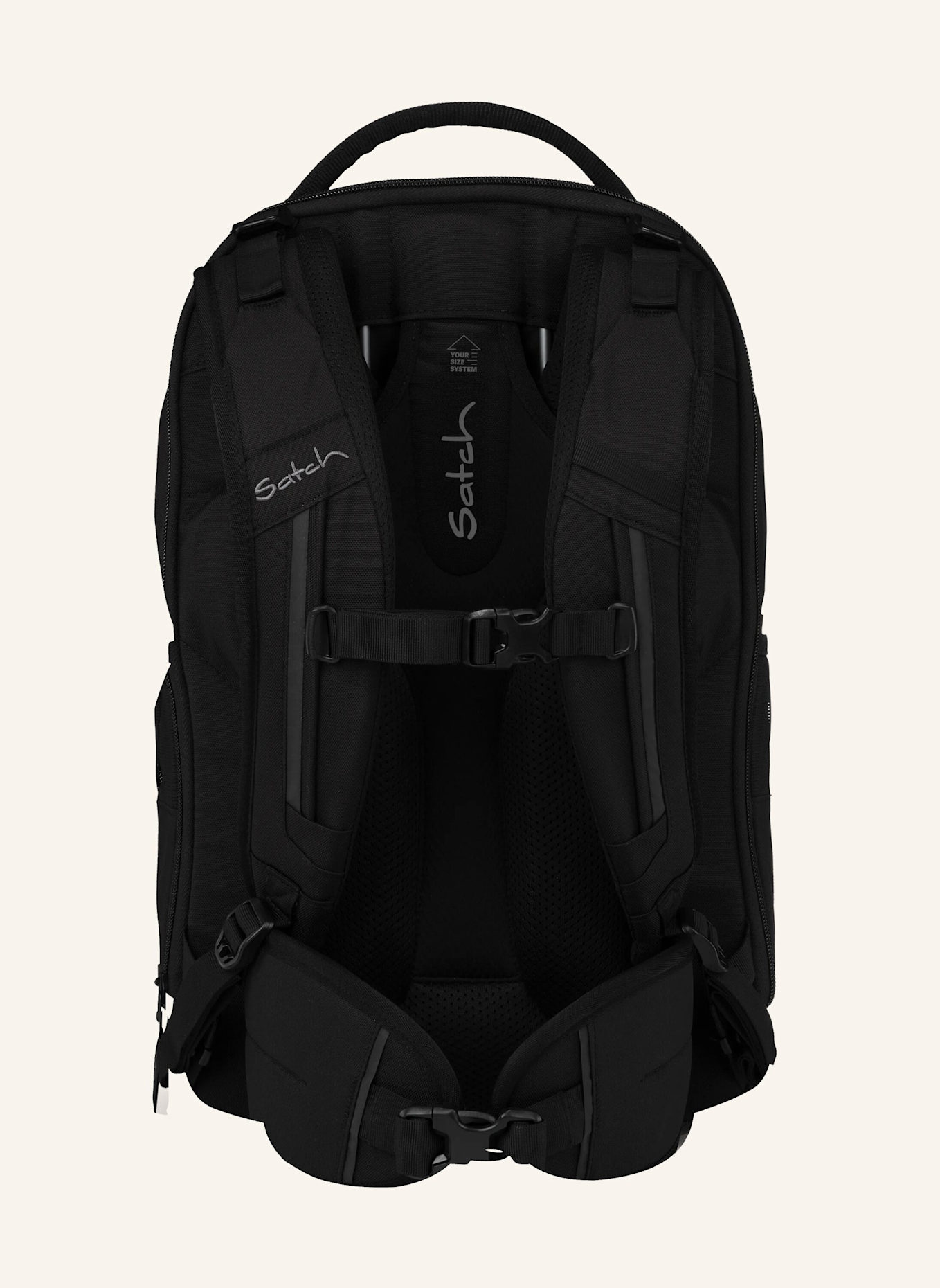 Satch Schulrucksack MATCH PLUS: SCHWARZ