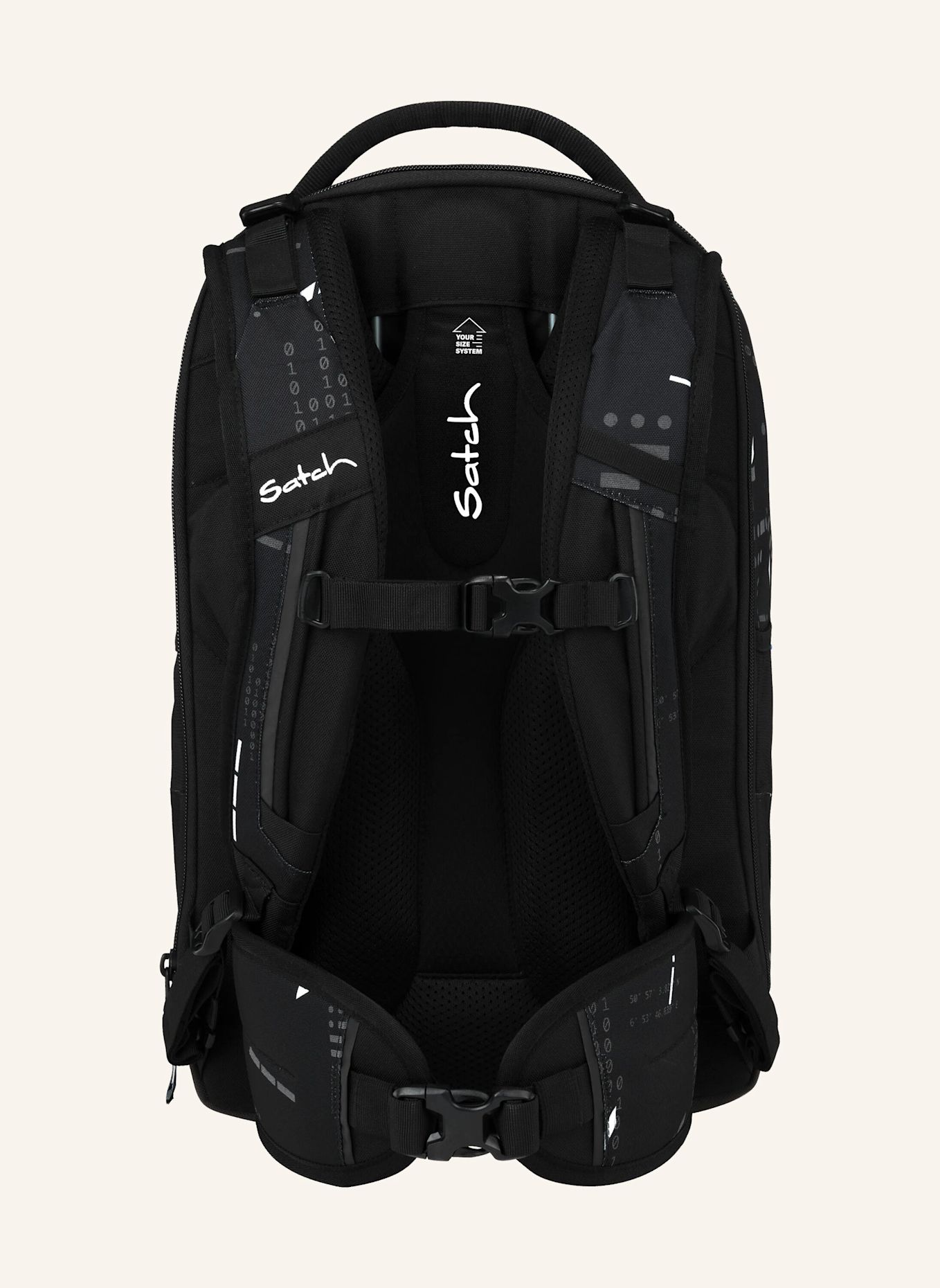 Satch Schulrucksack MATCH PLUS: SCHWARZ