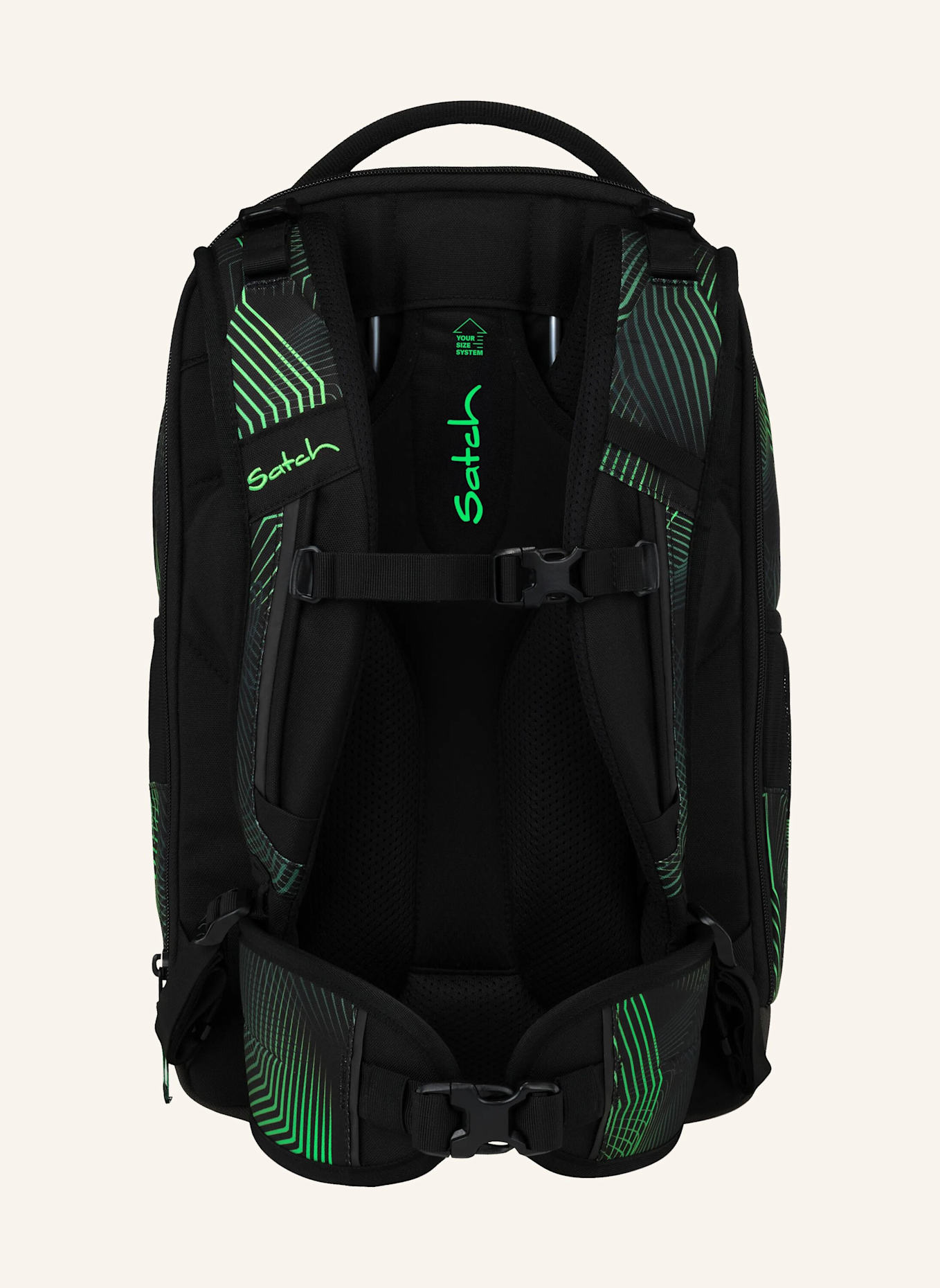 Satch Schulrucksack MATCH PLUS: SCHWARZ