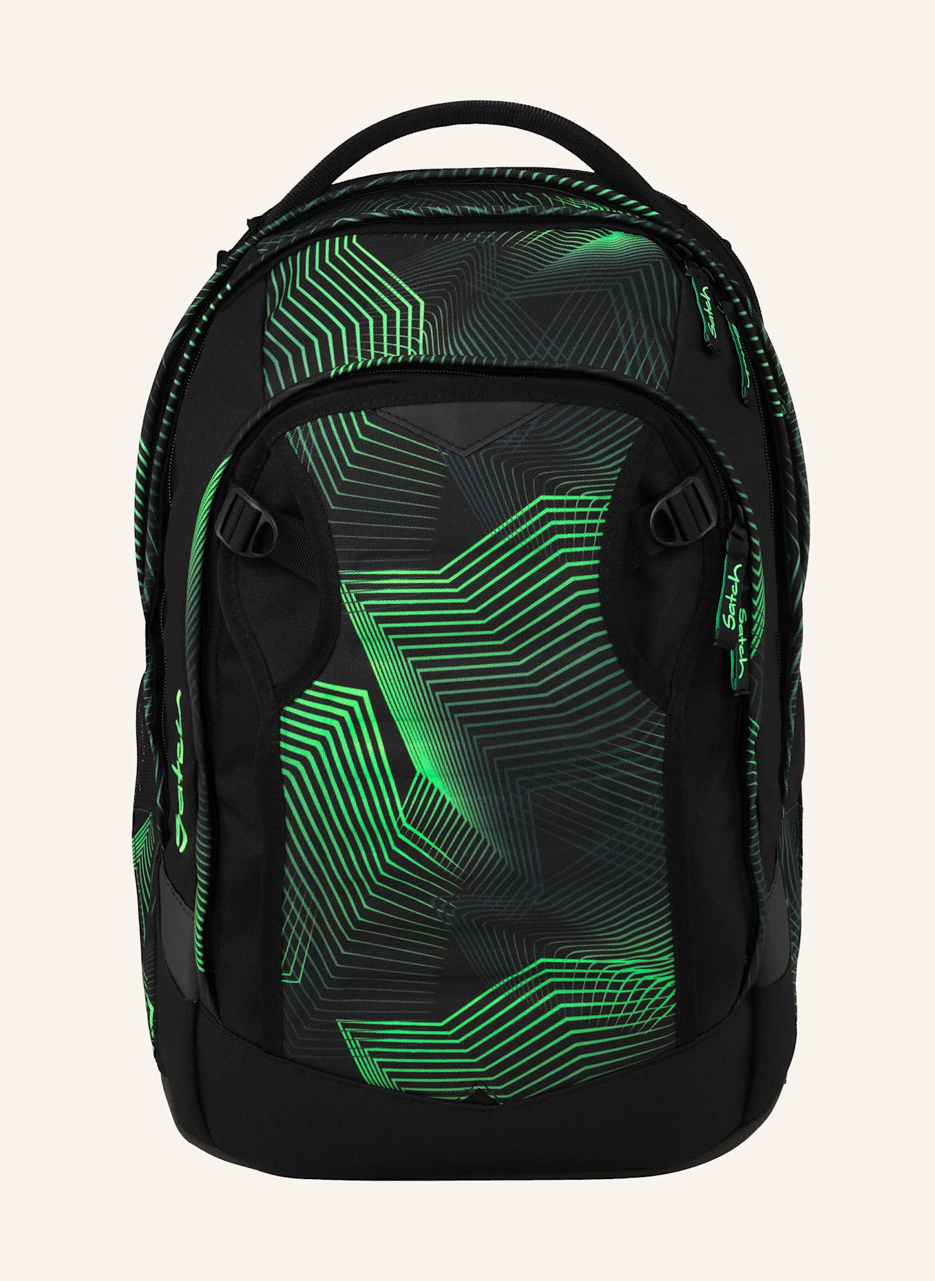 Satch Schulrucksack MATCH PLUS: SCHWARZ