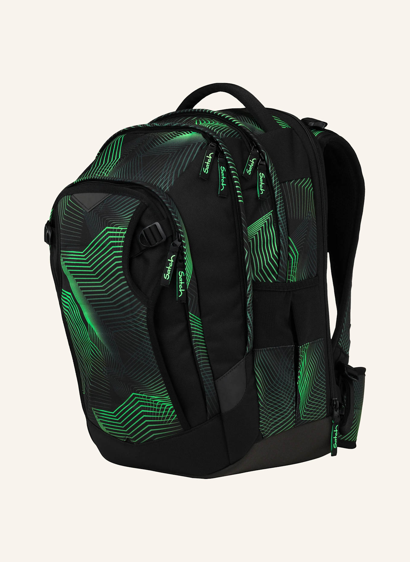 Satch Schulrucksack MATCH PLUS: SCHWARZ