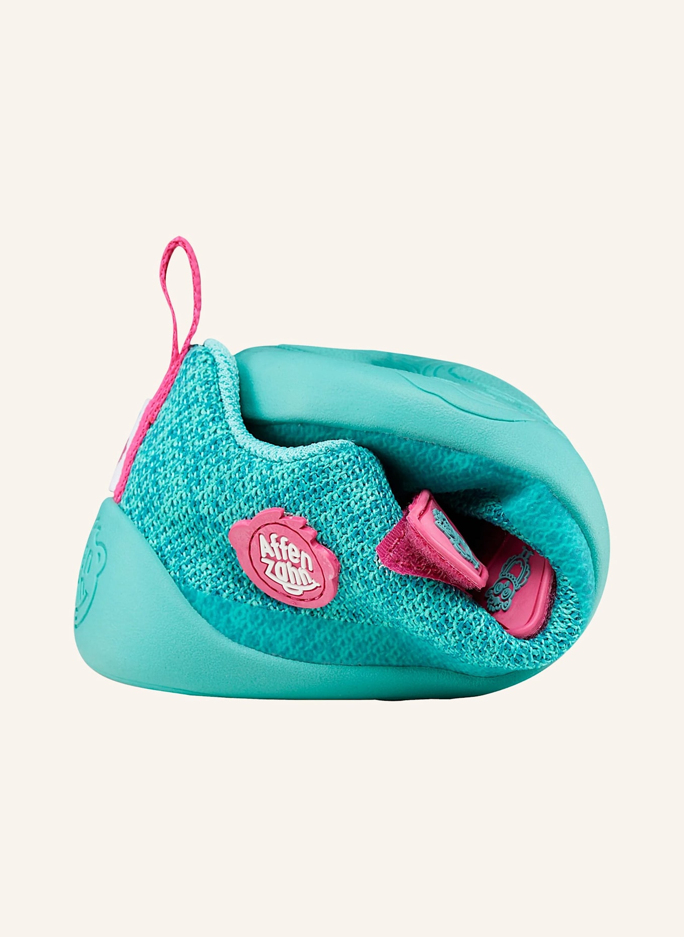 Affenzahn Sneaker KNIT HAPPY: TÜRKIS/ WEISS