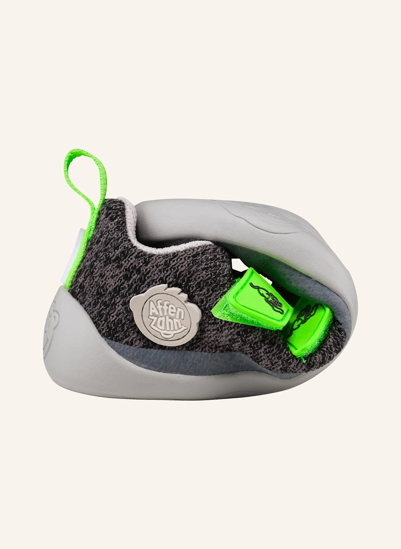 Affenzahn Sneaker KNIT HAPPY: GRAU