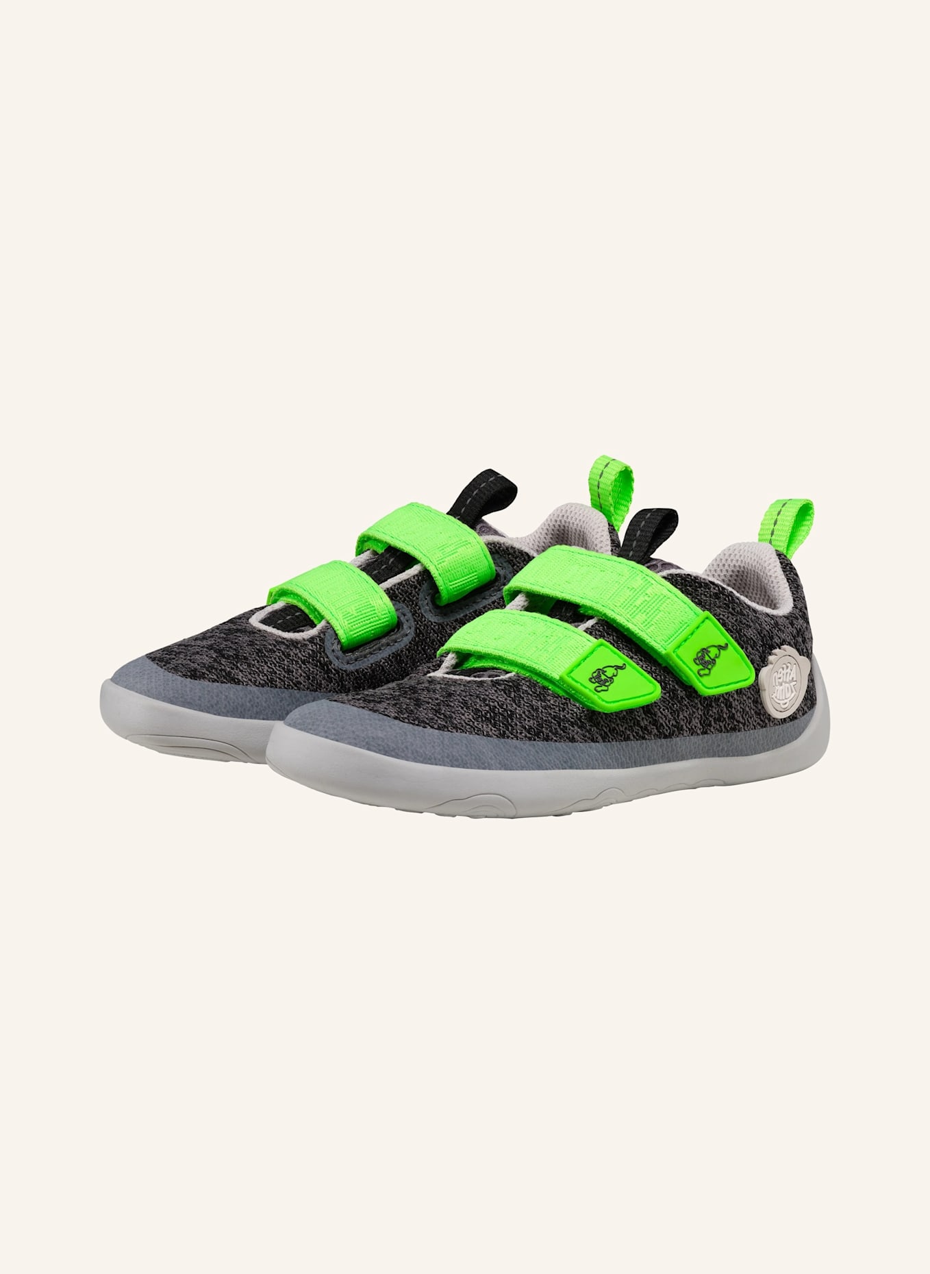 Affenzahn Sneaker KNIT HAPPY: GRAU