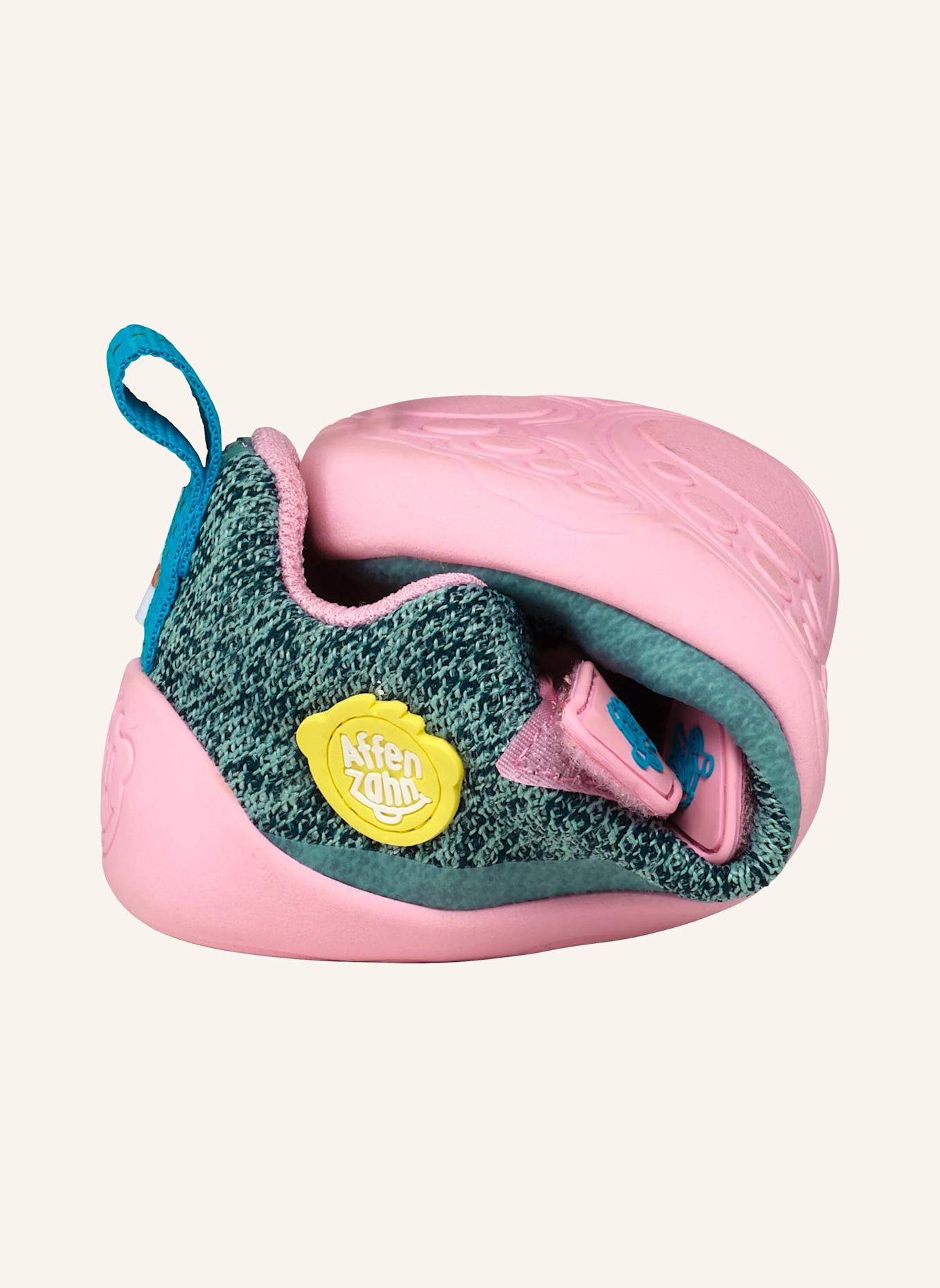 Affenzahn Sneaker KNIT HAPPY: TÜRKIS/ WEISS