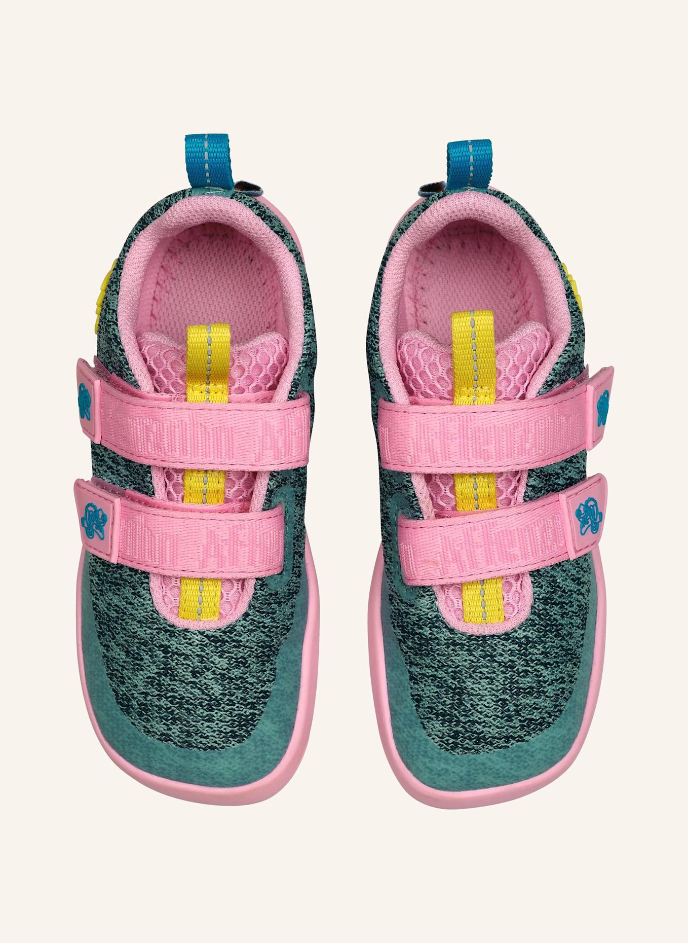 Affenzahn Sneaker KNIT HAPPY: TÜRKIS/ WEISS