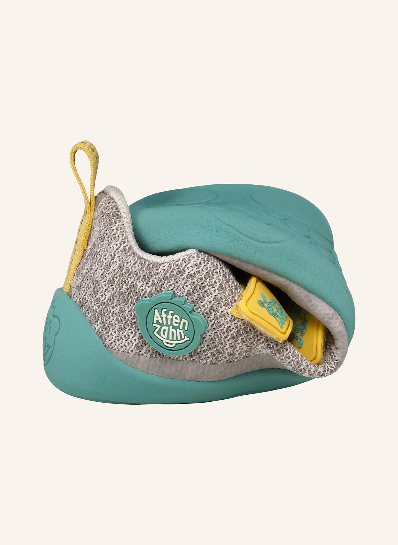 Affenzahn Sneaker KNIT HAPPY: HELLGRAU/ GRAU