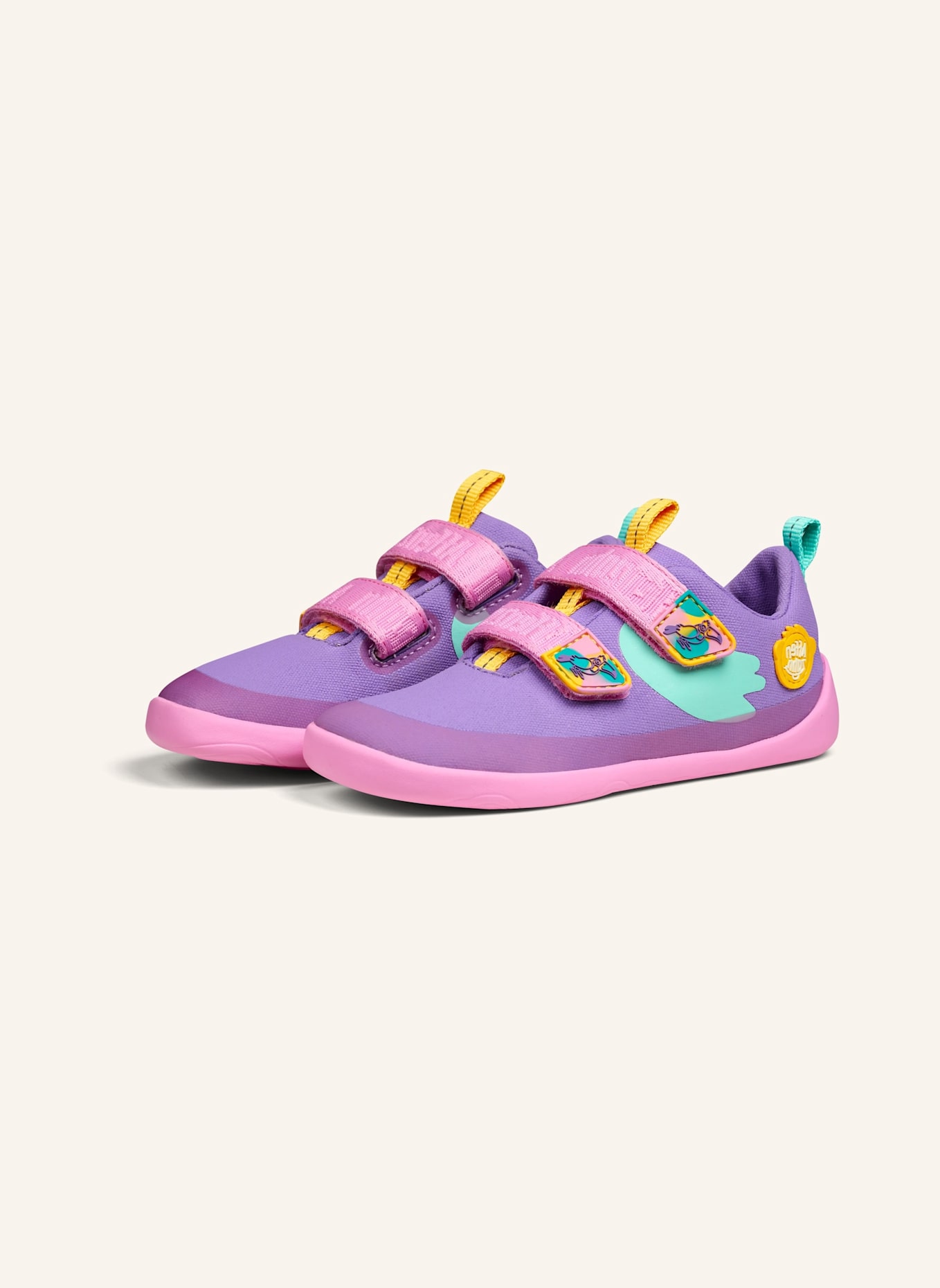 Affenzahn Sneaker LUCKY: LILA/ HELLLILA
