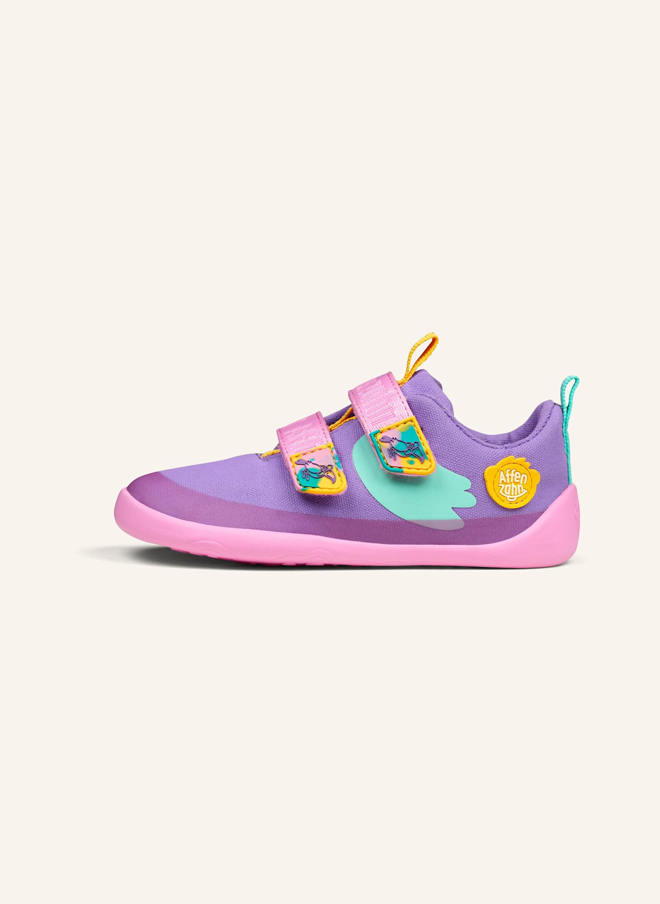 Affenzahn Sneaker LUCKY: LILA/ HELLLILA