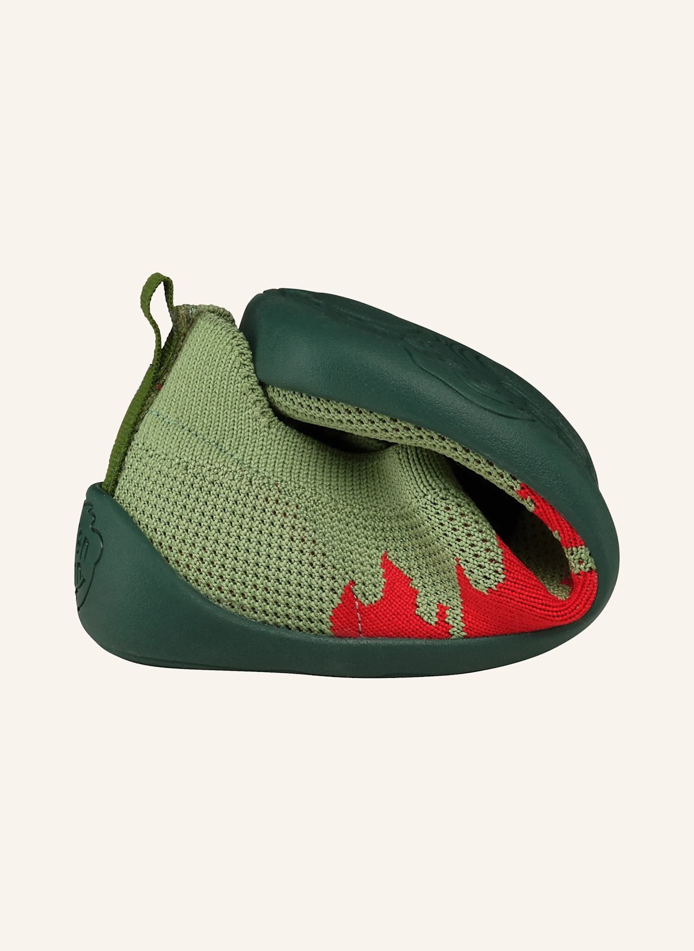 Affenzahn Hausschuh KNIT FLINKY: GRÜN