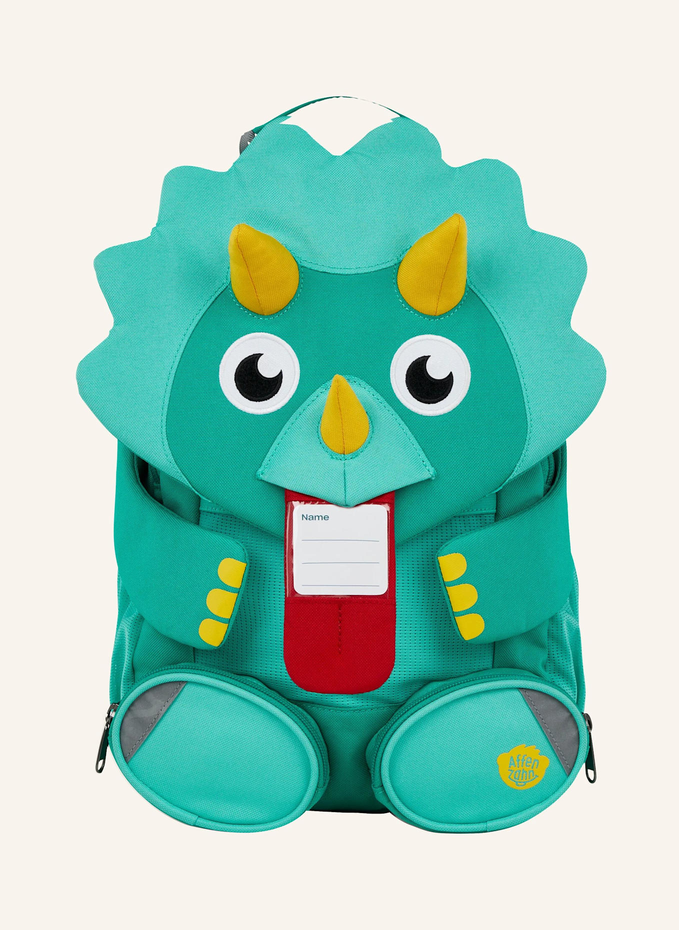 Affenzahn Kinderrucksack GROSSER FREUND: TÜRKIS/ WEISS