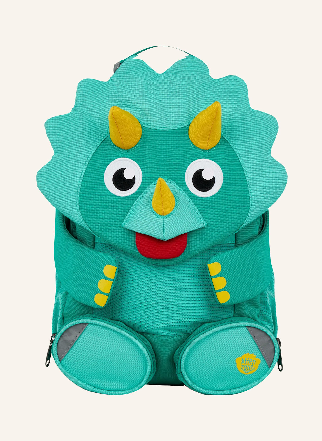 Affenzahn Kinderrucksack GROSSER FREUND: TÜRKIS/ WEISS
