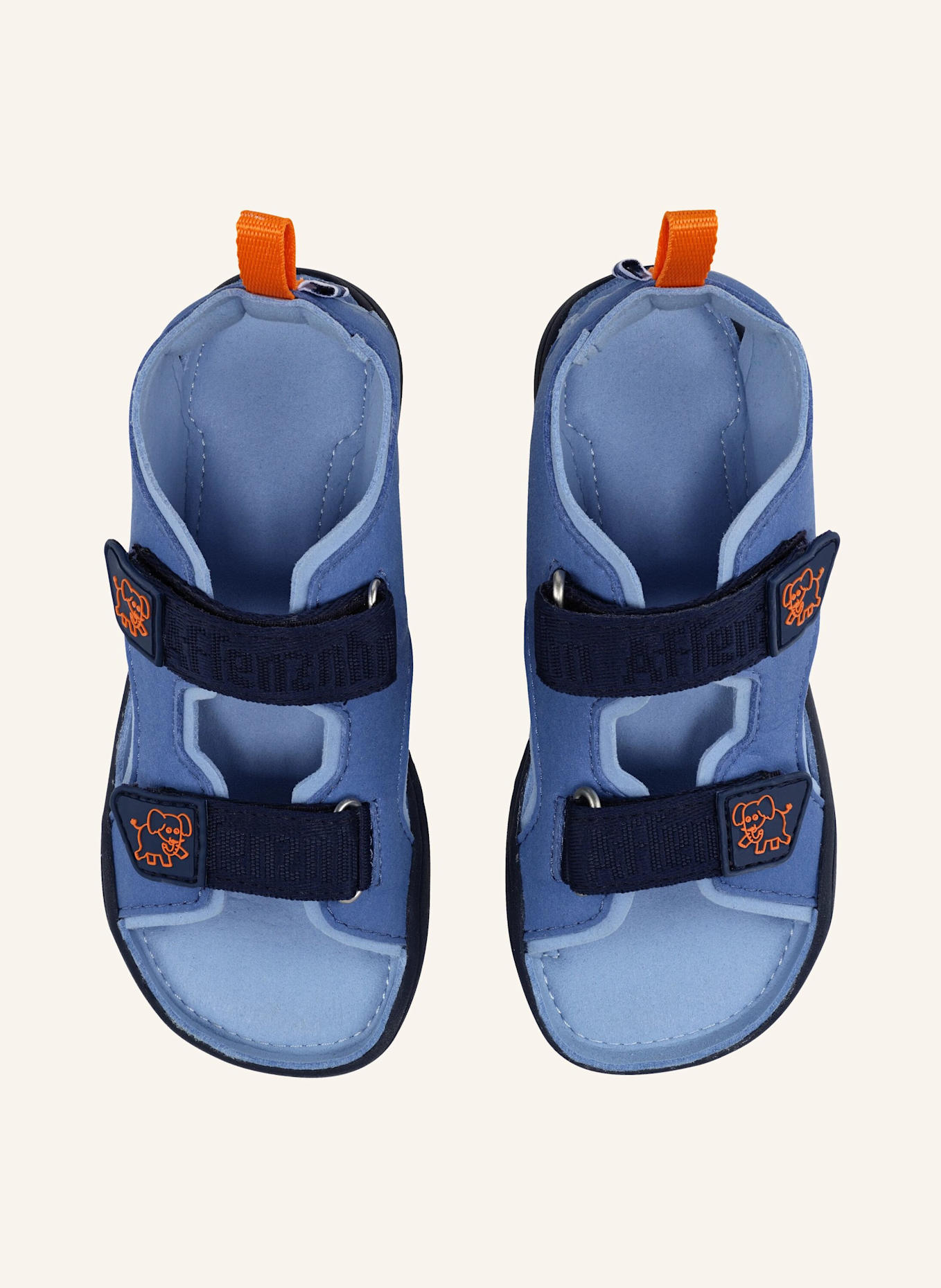 Affenzahn Sandale AIRY: BLAU/ HELLBLAU/ DUNKELBLAU/ PETROL