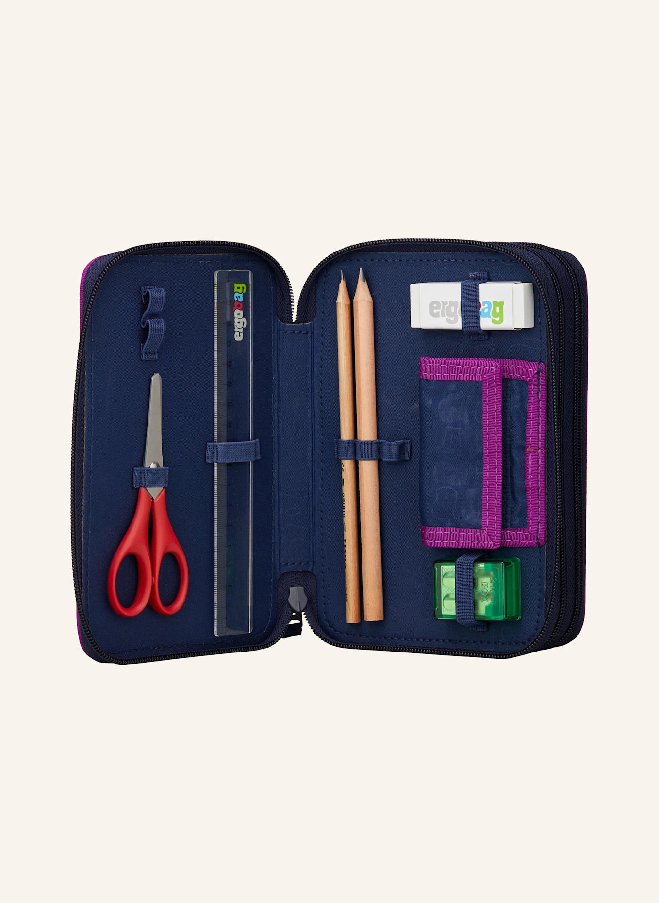 ergobag Federmäppchen MAXI MÄPPCHEN: LILA