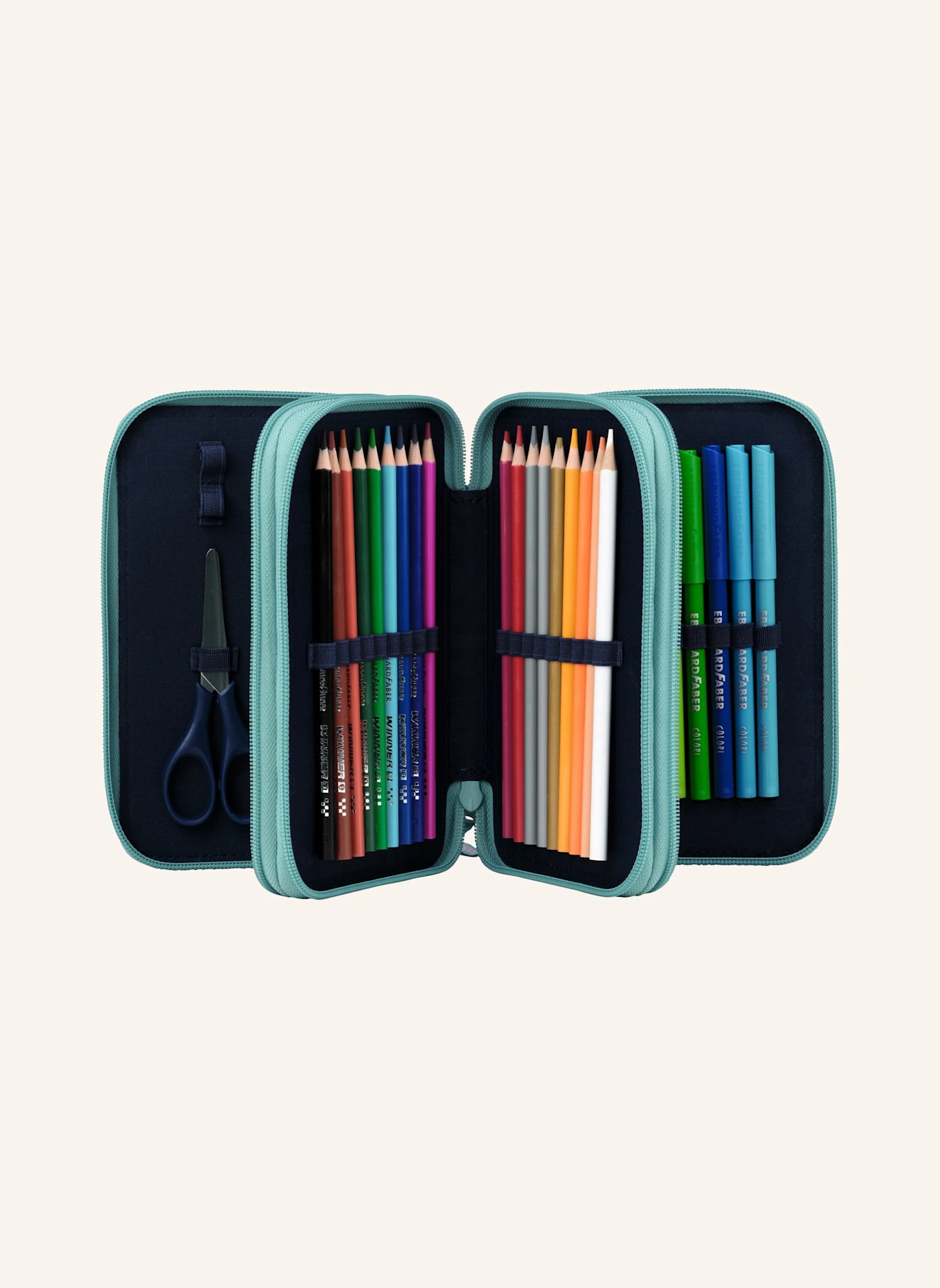 ergobag Federmäppchen MAXI MÄPPCHEN: MINT/ HELLGRÜN