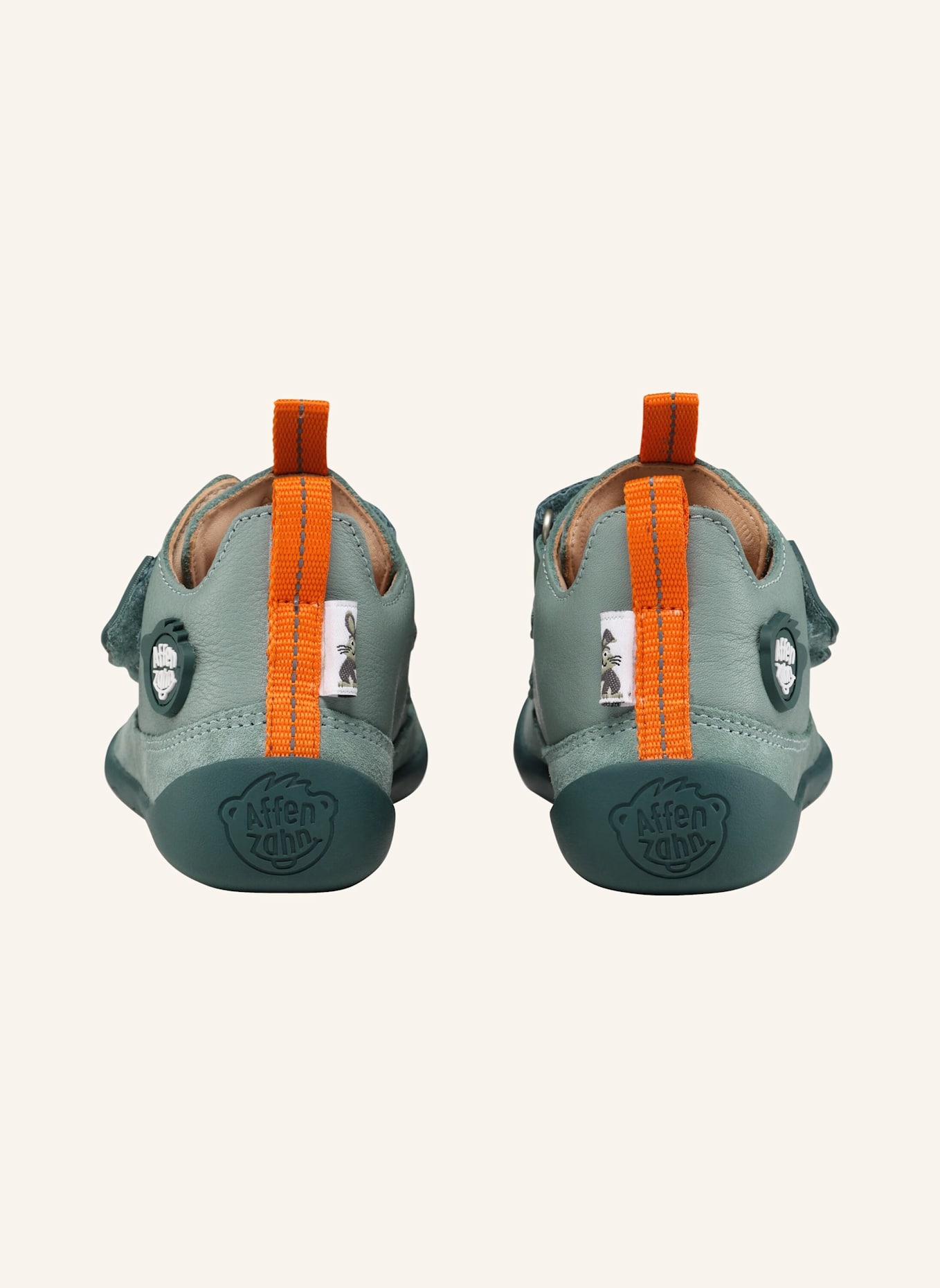 Affenzahn Sneaker BUDDY: TÜRKIS/ WEISS
