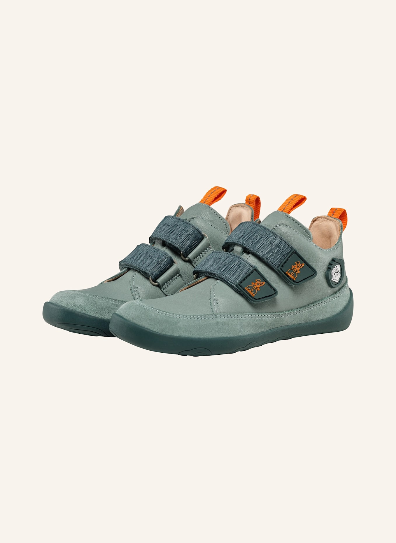 Affenzahn Sneaker BUDDY: TÜRKIS/ WEISS