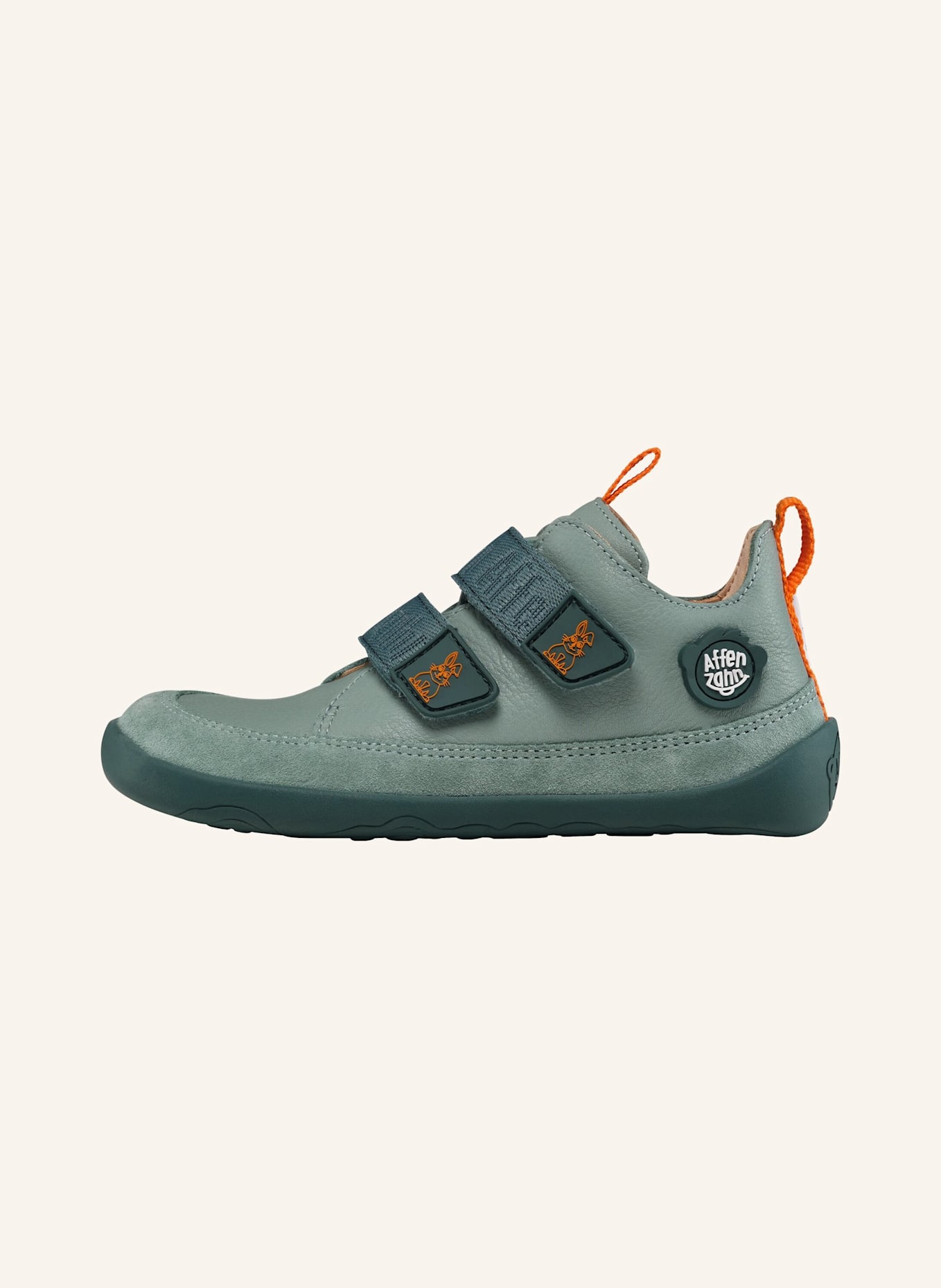 Affenzahn Sneaker BUDDY: TÜRKIS/ WEISS