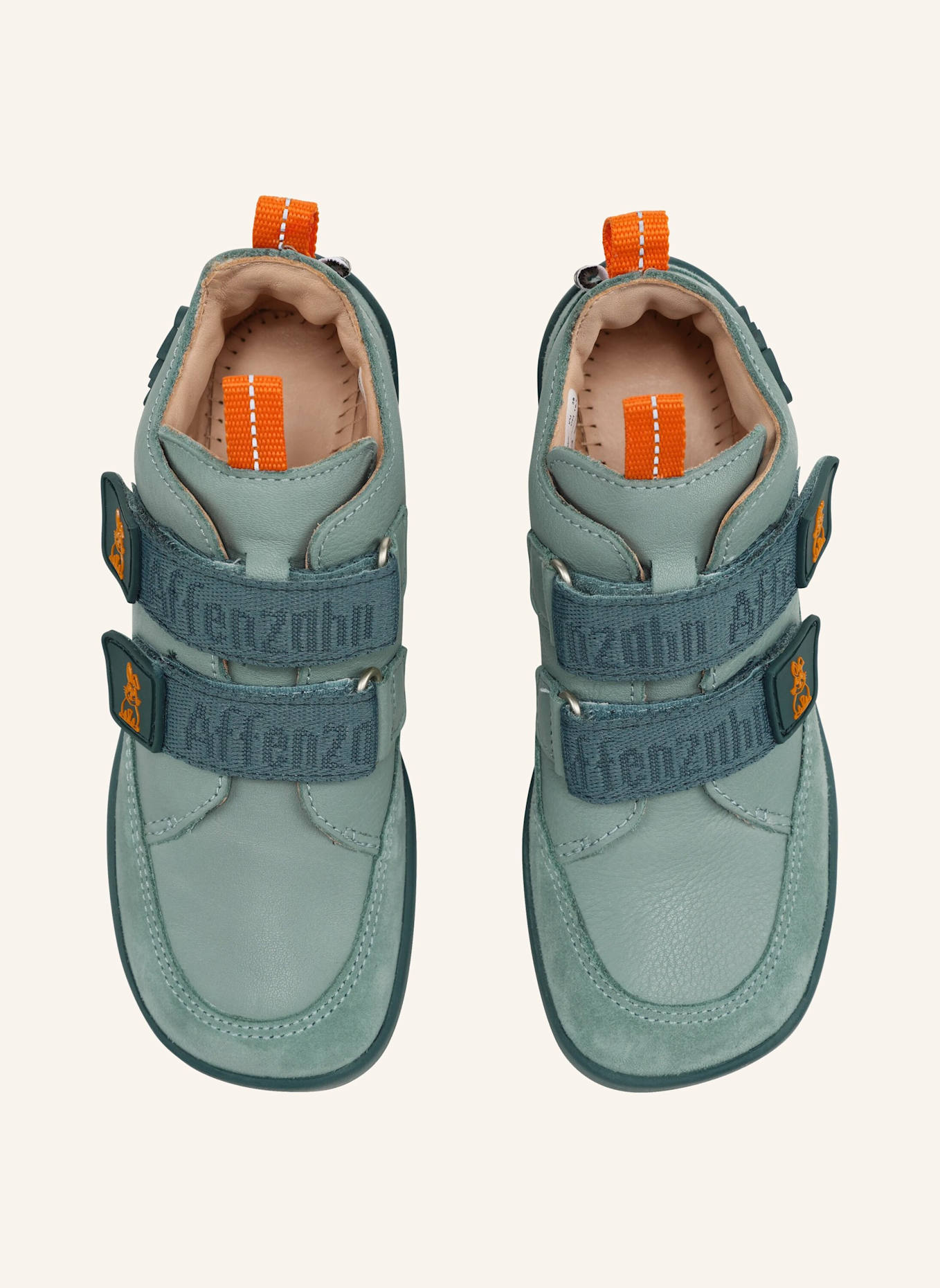 Affenzahn Sneaker BUDDY: TÜRKIS/ WEISS