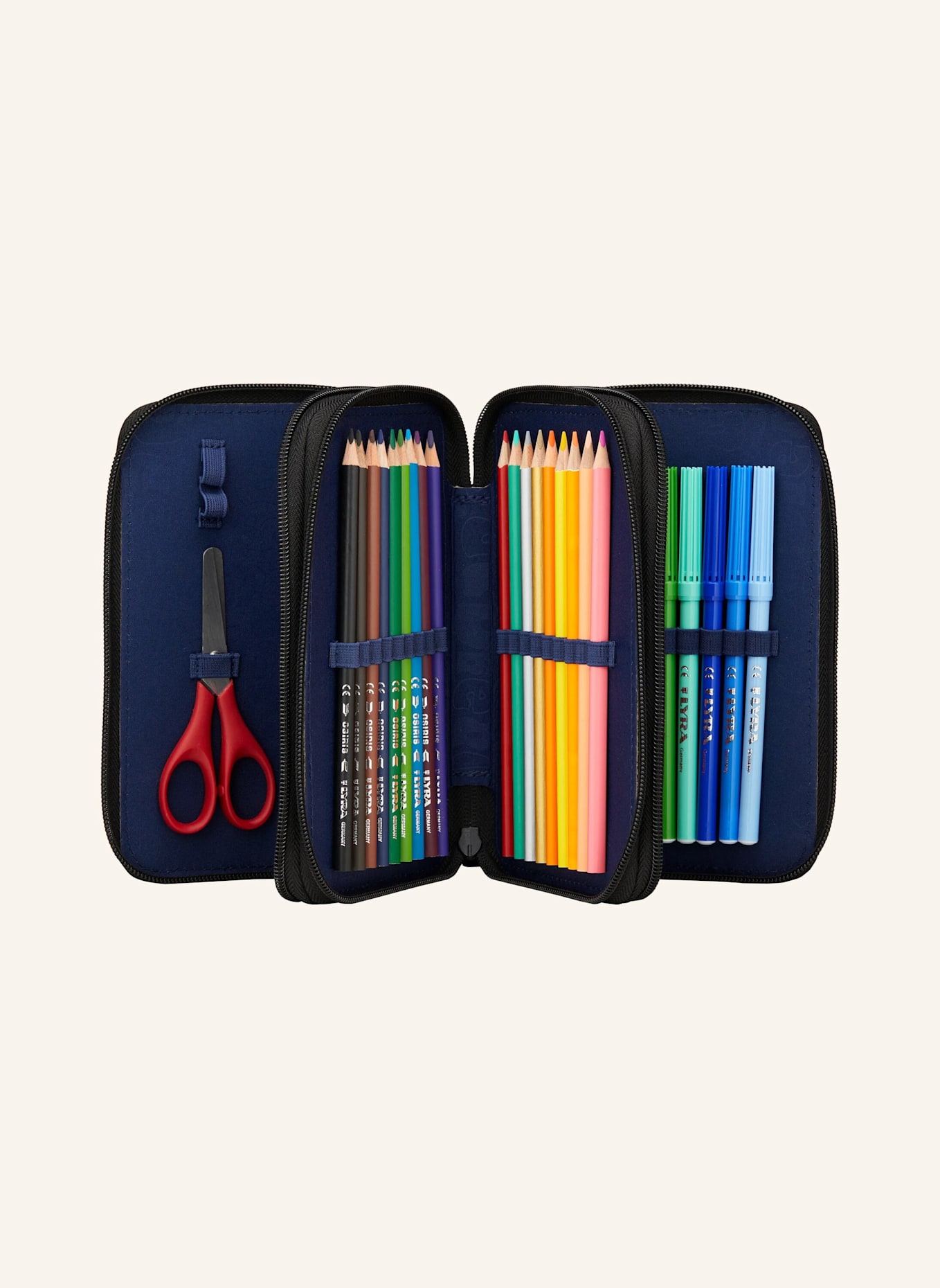 ergobag Federmäppchen MAXI MÄPPCHEN: SCHWARZ