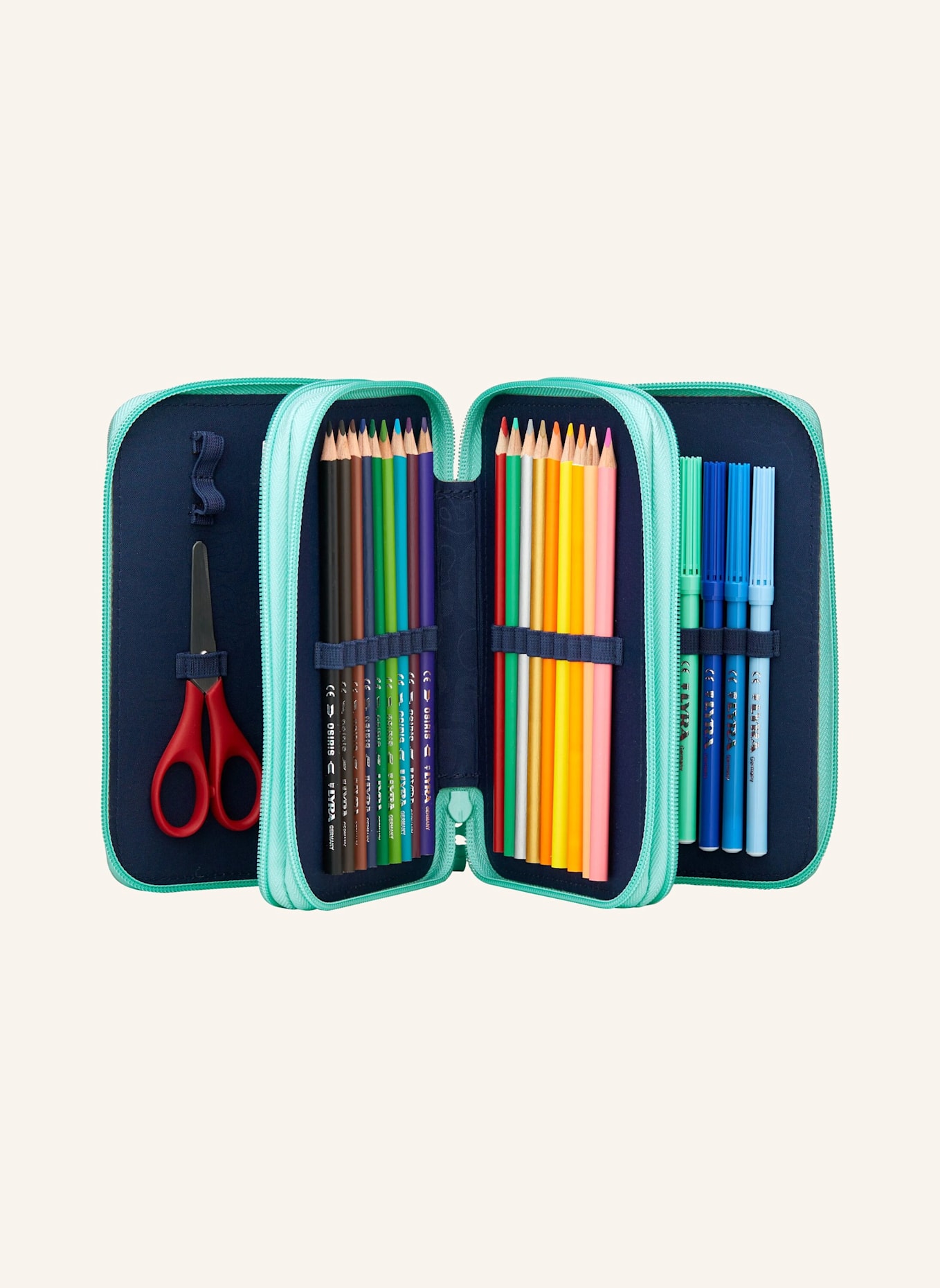 ergobag Federmäppchen MAXI MÄPPCHEN: MINT/ HELLGRÜN