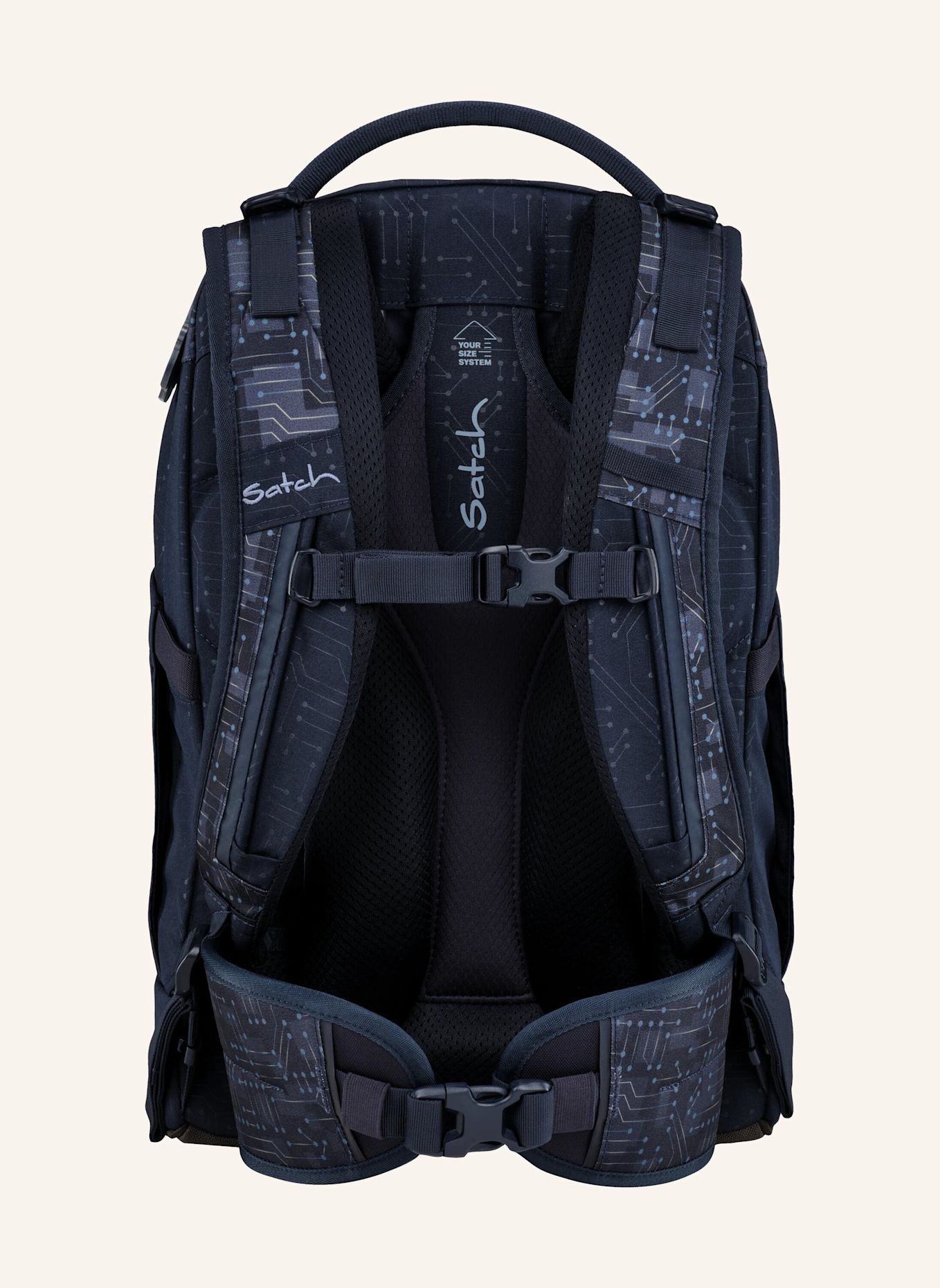 Satch Schulrucksack-Set PACK SET: SCHWARZ