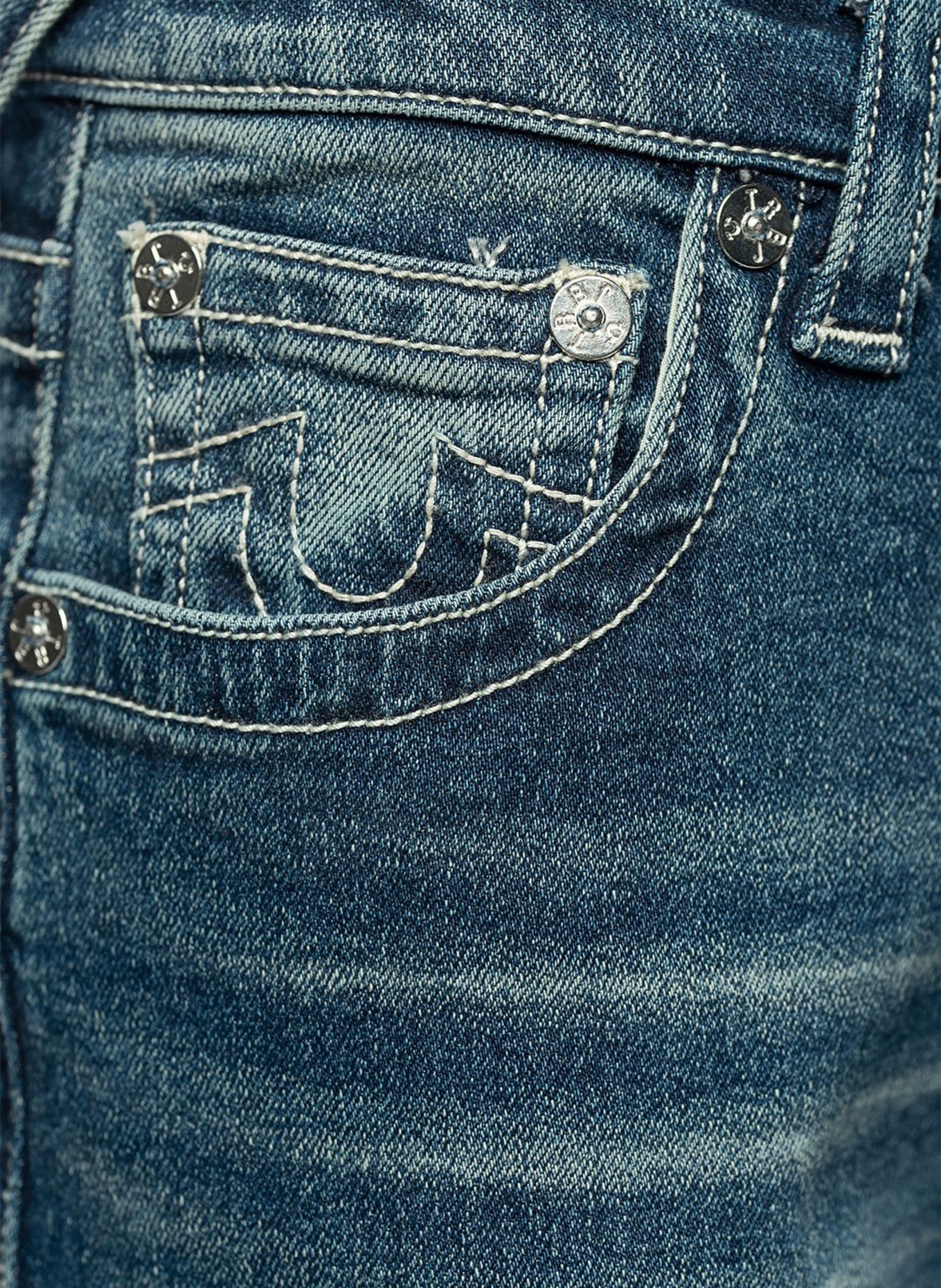 TRUE RELIGION Jeans LEILA High Rise, Farbe: BLAU (Bild 7)