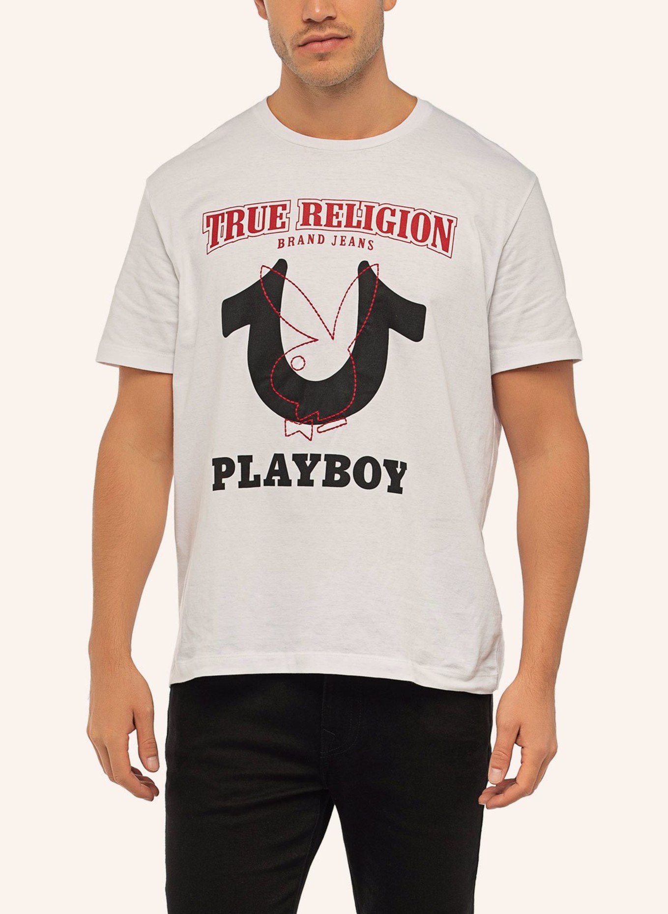 TRUE RELIGION TShirt BUNNY  True Religion X Playboy, Farbe: WEISS (Bild 3)