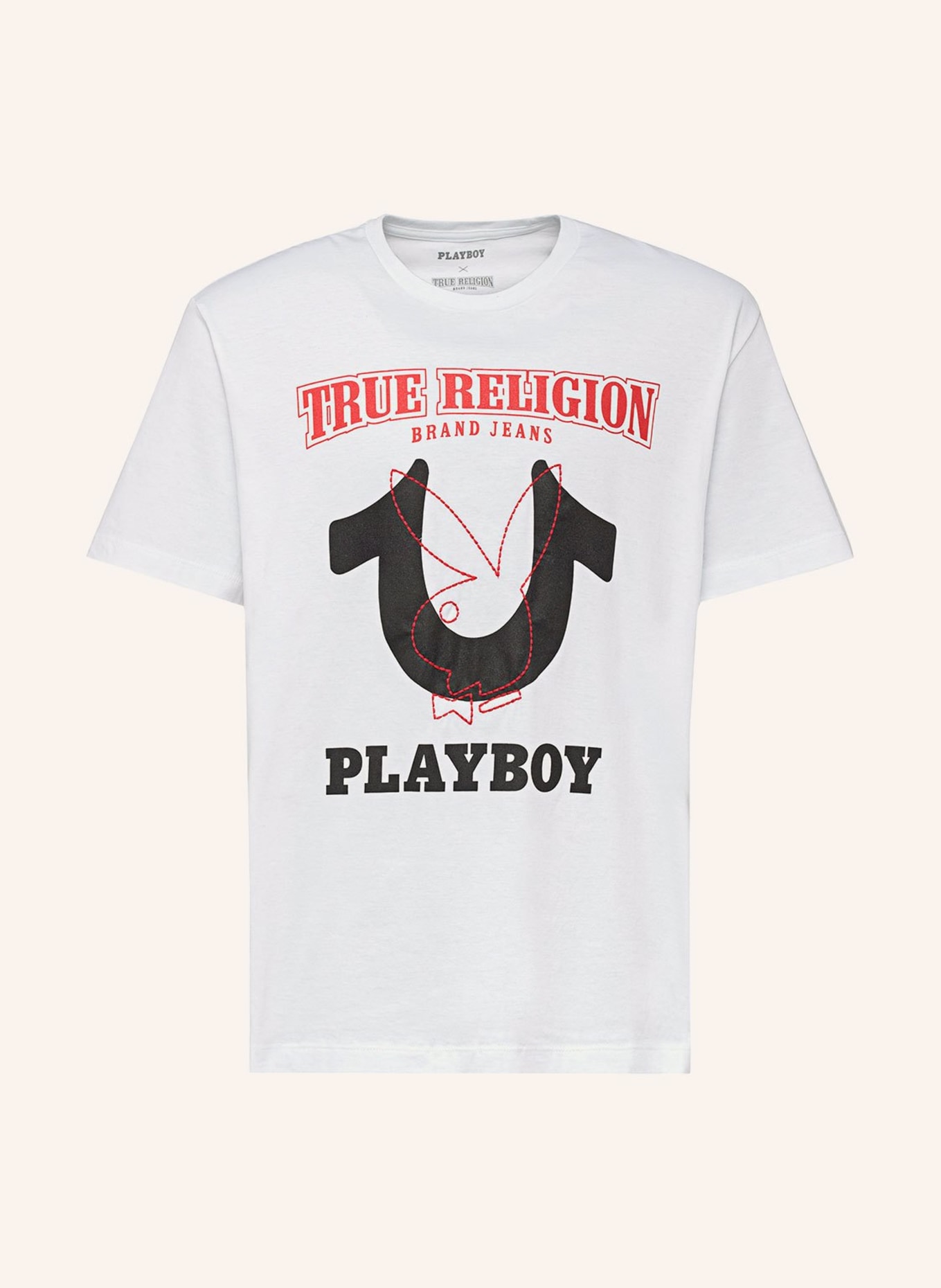 TRUE RELIGION TShirt BUNNY  True Religion X Playboy, Farbe: WEISS (Bild 1)