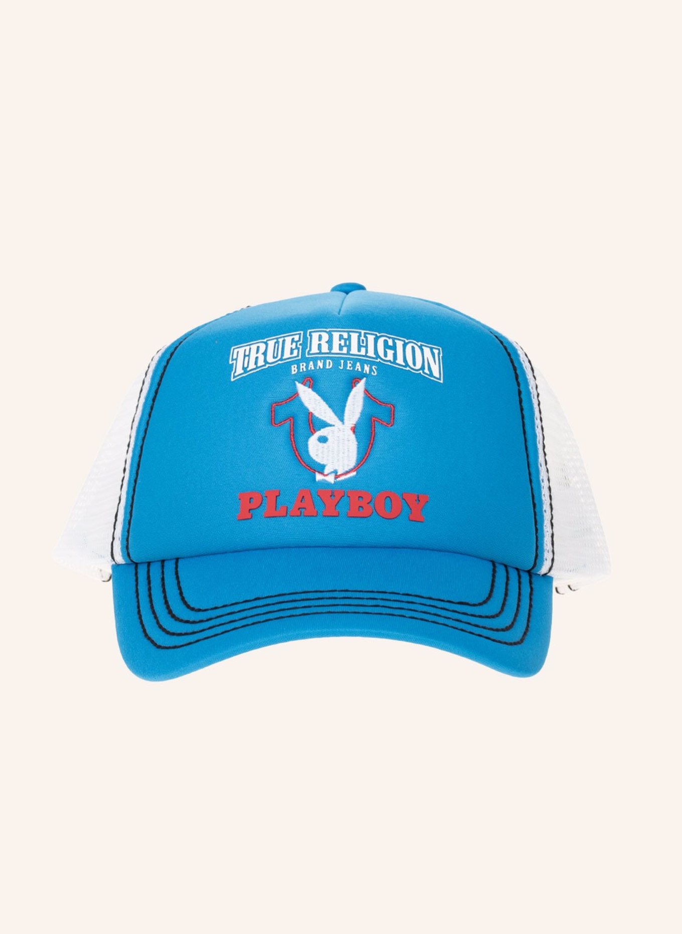 TRUE RELIGION Cap BUNNY True Religion X Playboy, Farbe: BLAU/ WEISS (Bild 1)