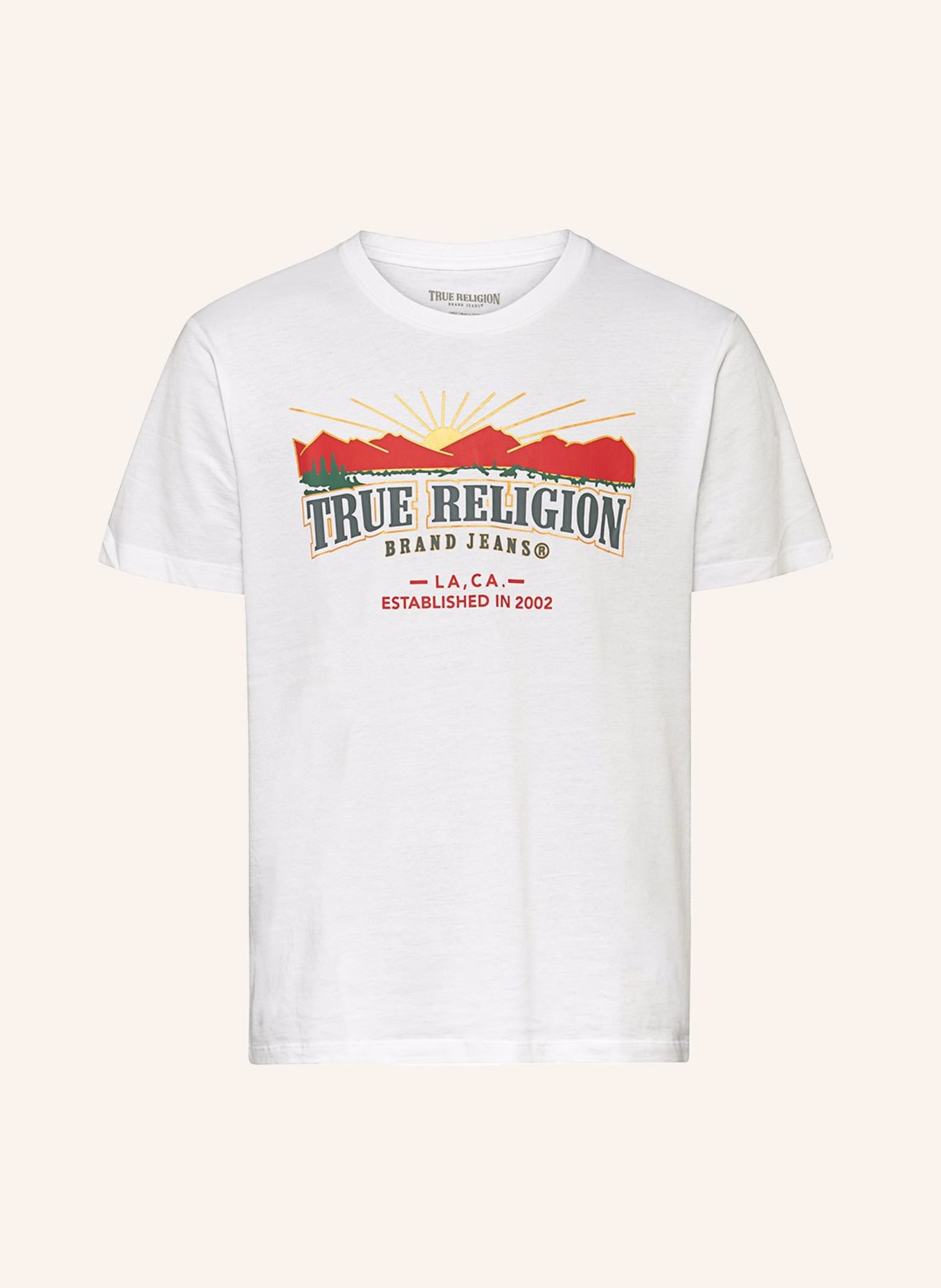 true religion t shirt black and white