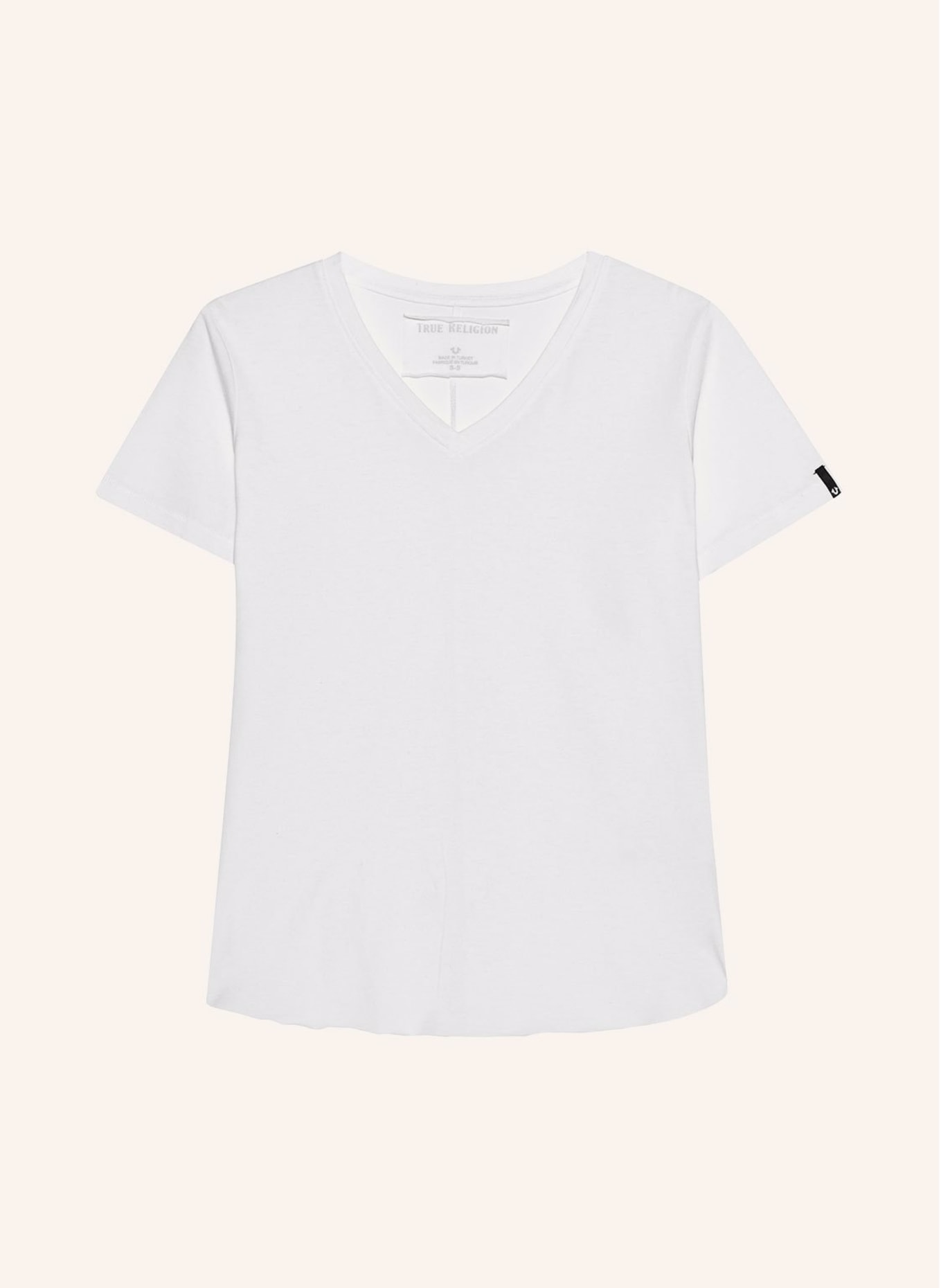 TRUE RELIGION T-Shirt V-Neck, Farbe: WEISS (Bild 1)