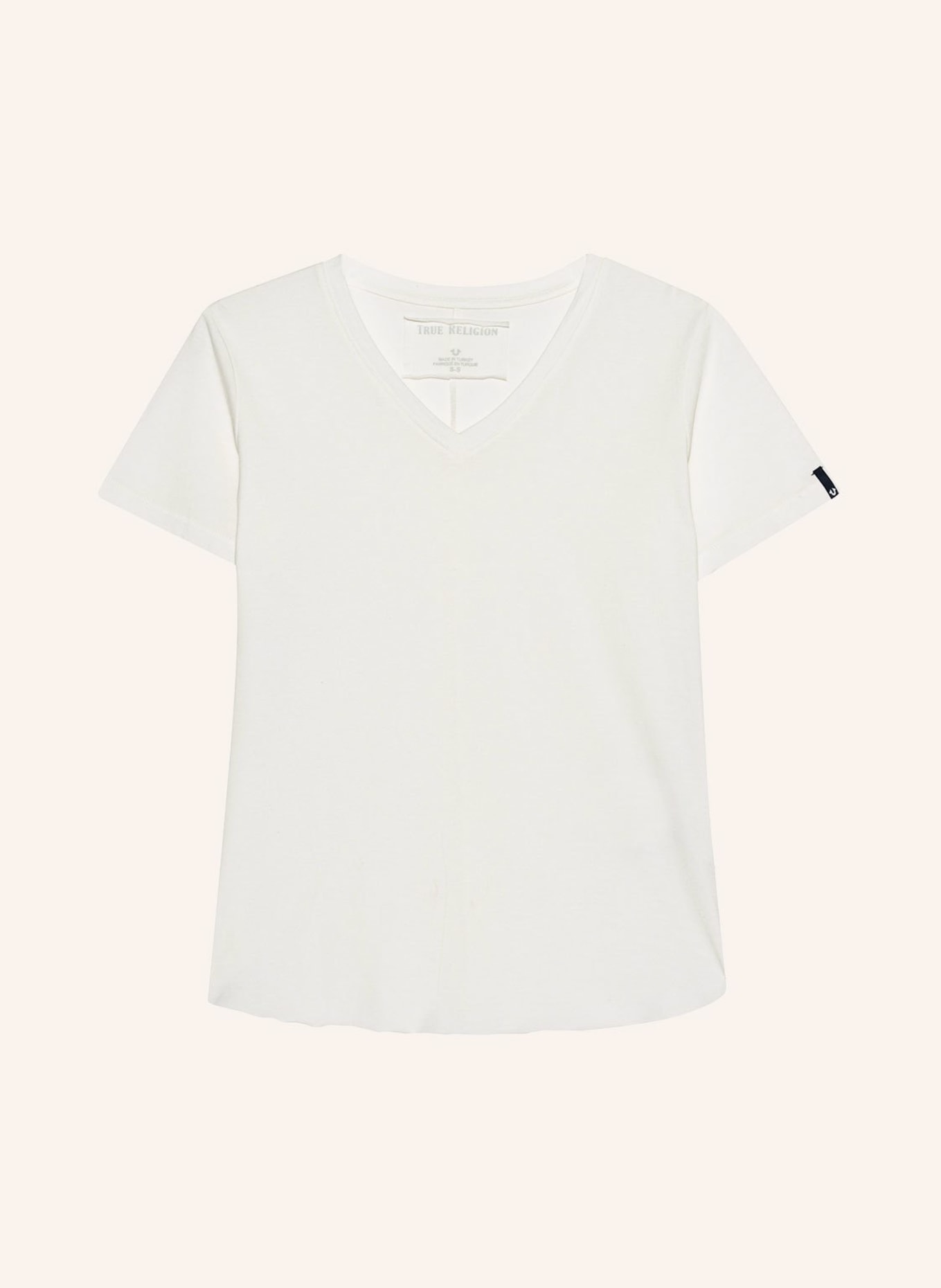 TRUE RELIGION T-Shirt V-Neck, Farbe: WEISS (Bild 1)