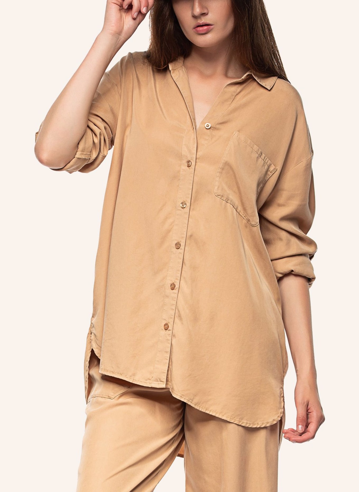 TRUE RELIGION Oversized-Bluse, Farbe: CAMEL (Bild 3)