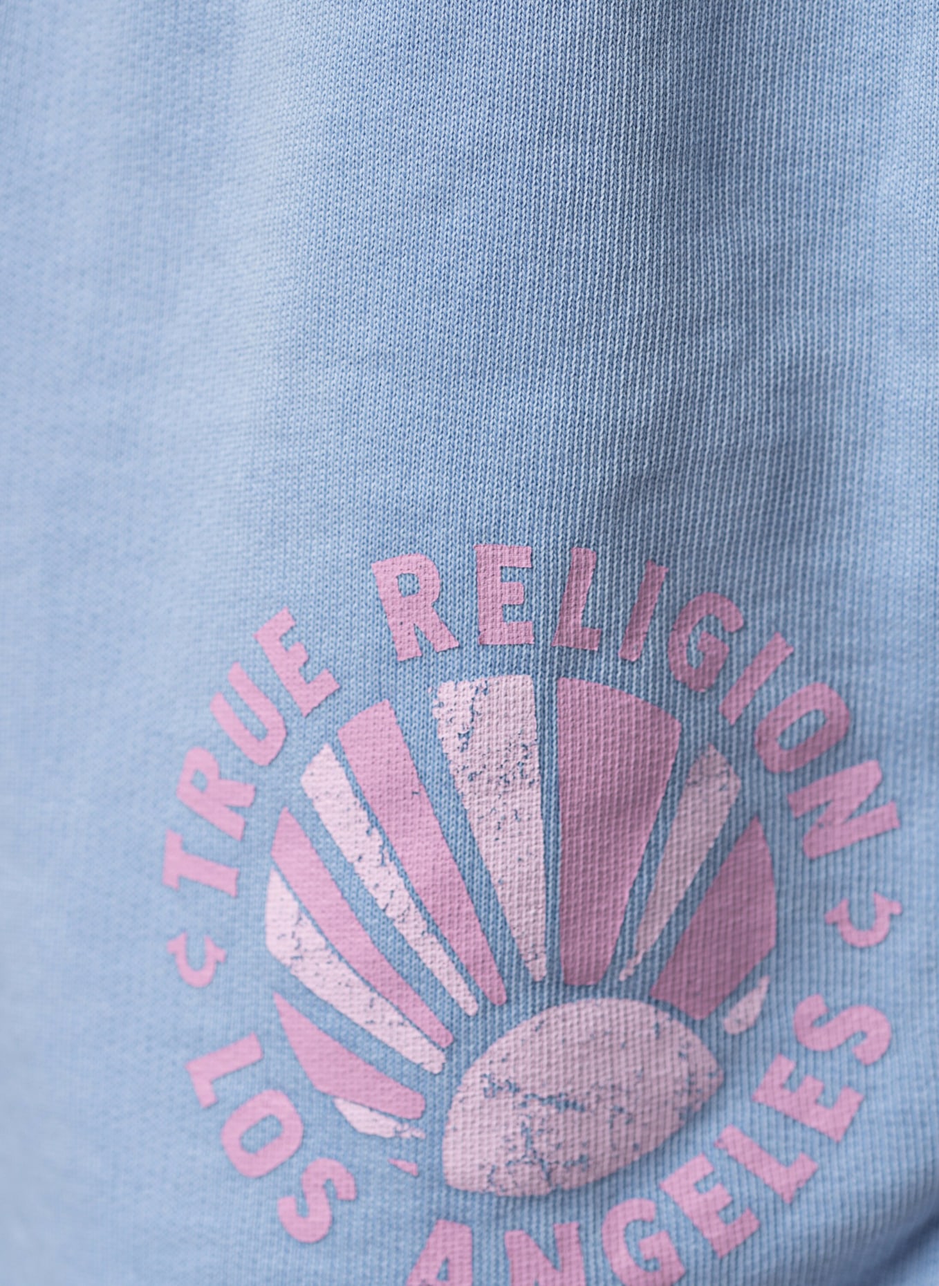 TRUE RELIGION Sweatshorts True Sunrise Malibu, Farbe: BLAU (Bild 7)