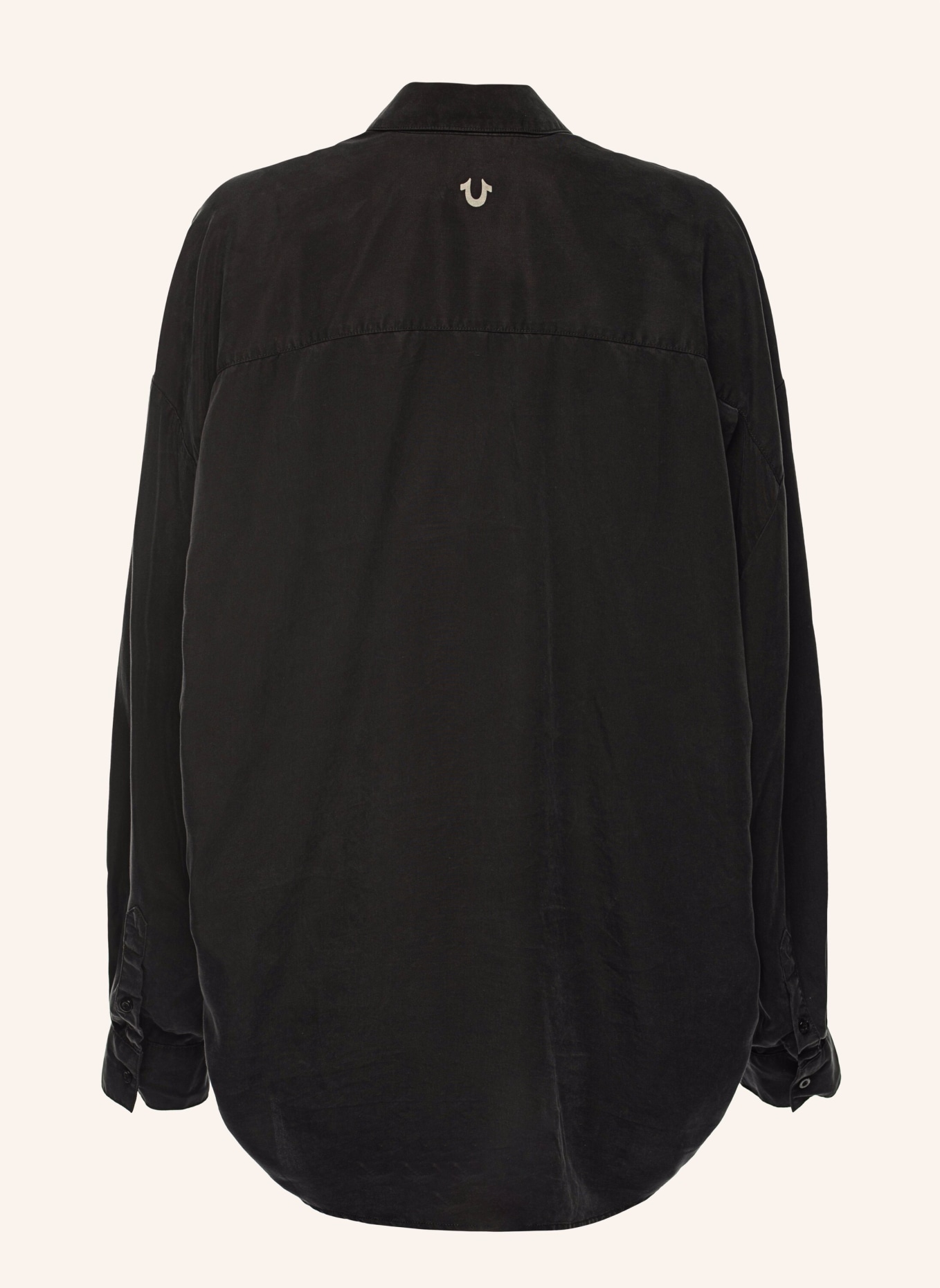 TRUE RELIGION Hemd-Bluse Oversized, Farbe: SCHWARZ (Bild 3)