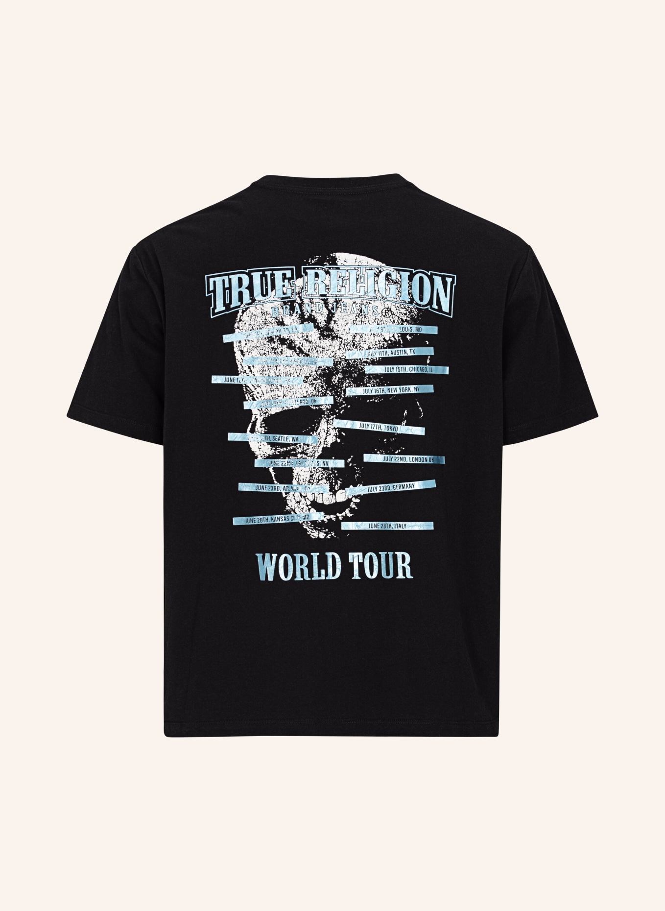 TRUE RELIGION T-Shirt Skull, Farbe: SCHWARZ (Bild 4)
