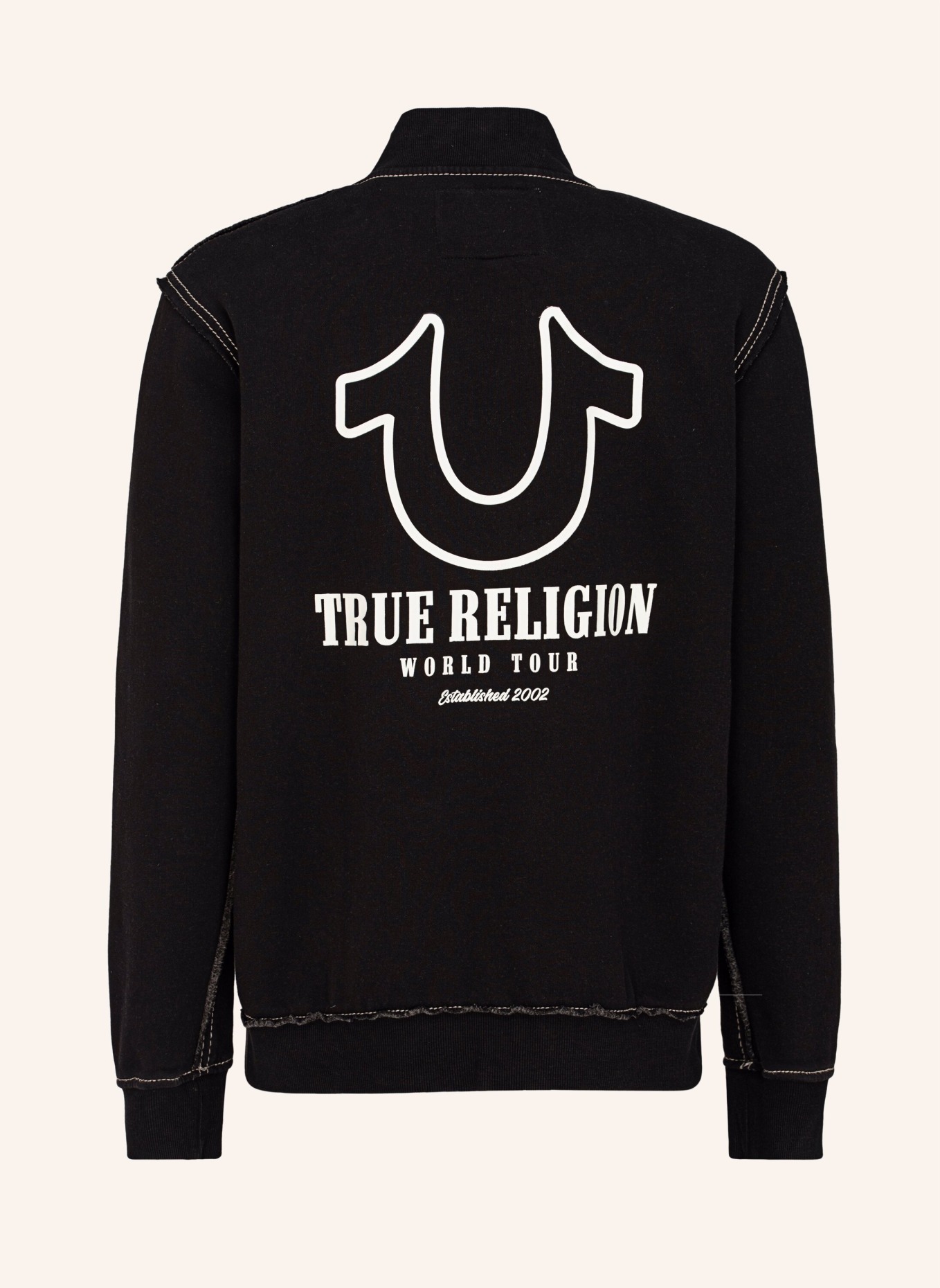 TRUE RELIGION Sweatshirt Jacke, Farbe: SCHWARZ (Bild 4)