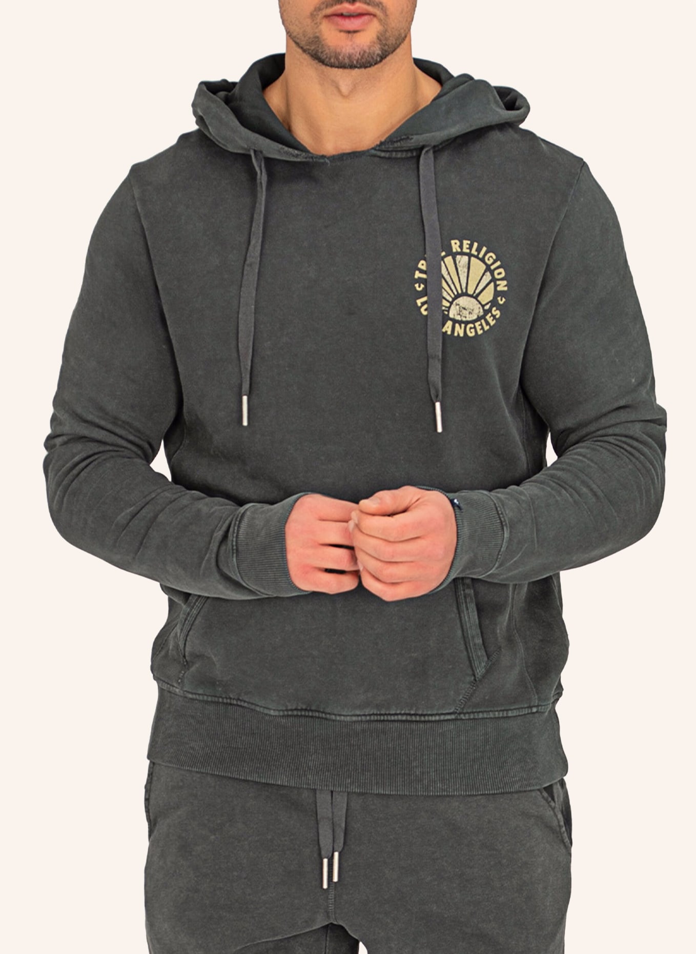 TRUE RELIGION Hoodie SUNRISE, Farbe: SCHWARZ (Bild 3)