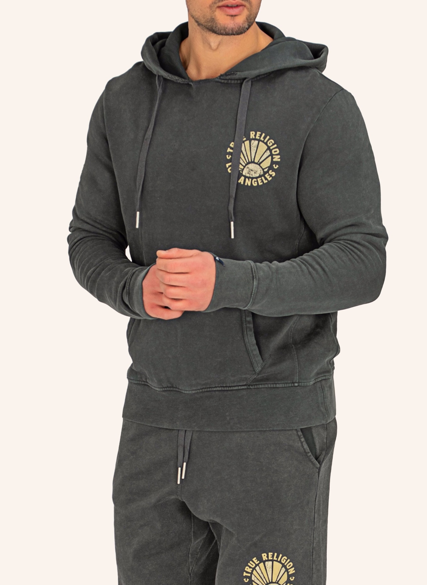 TRUE RELIGION Hoodie SUNRISE, Farbe: SCHWARZ (Bild 6)