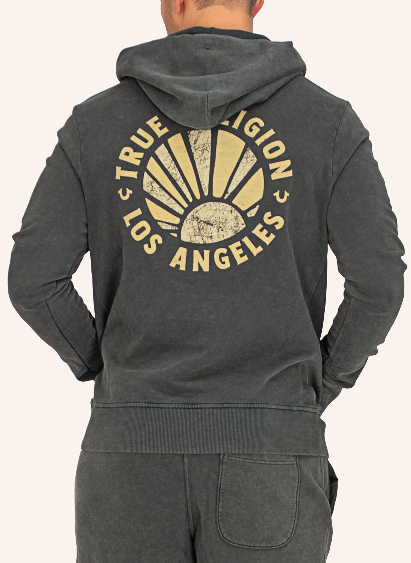 TRUE RELIGION Hoodie SUNRISE, Farbe: SCHWARZ (Bild 2)