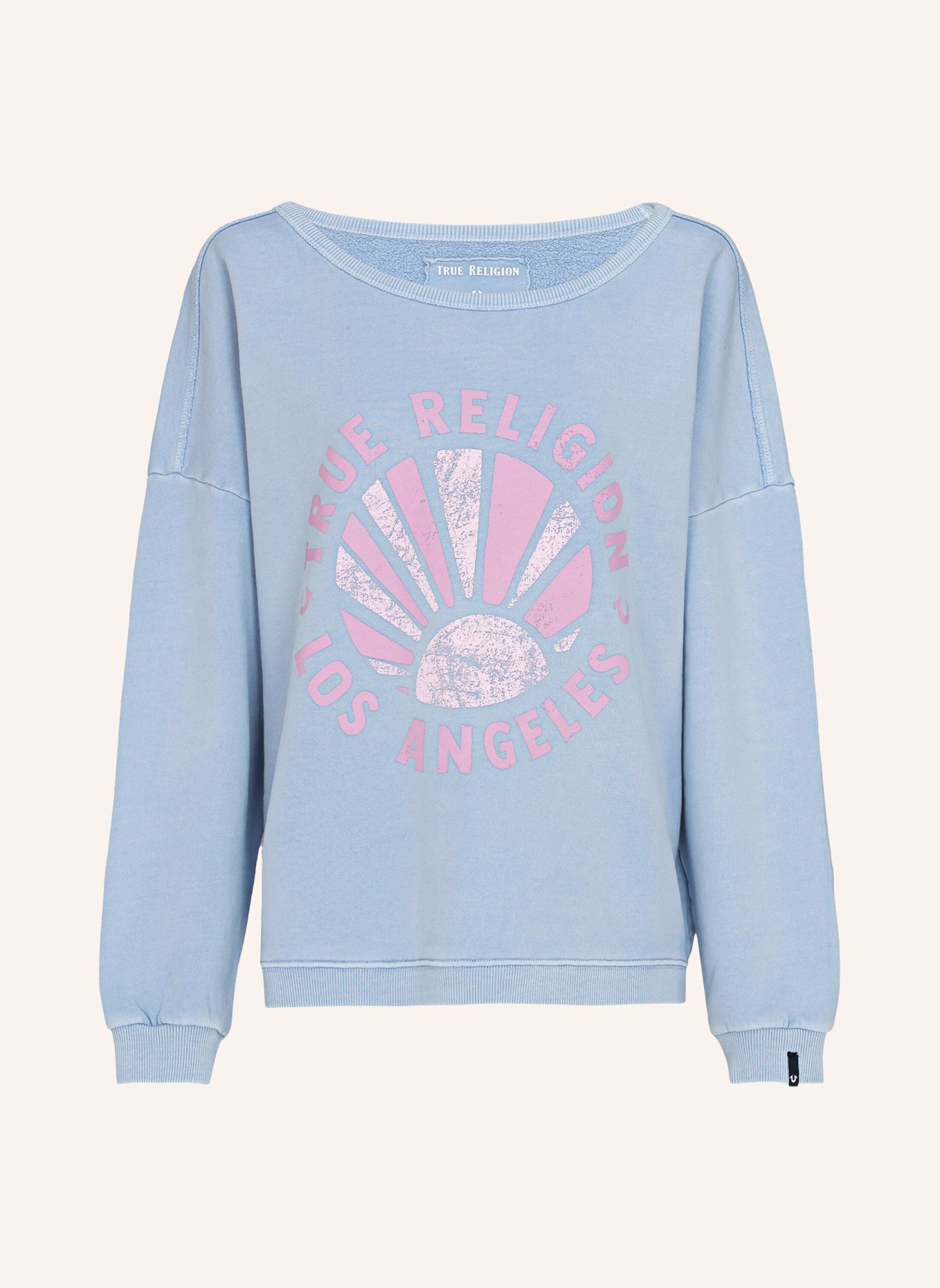 TRUE RELIGION Sweatshirt MALIBU, Farbe: HELLBLAU (Bild 1)