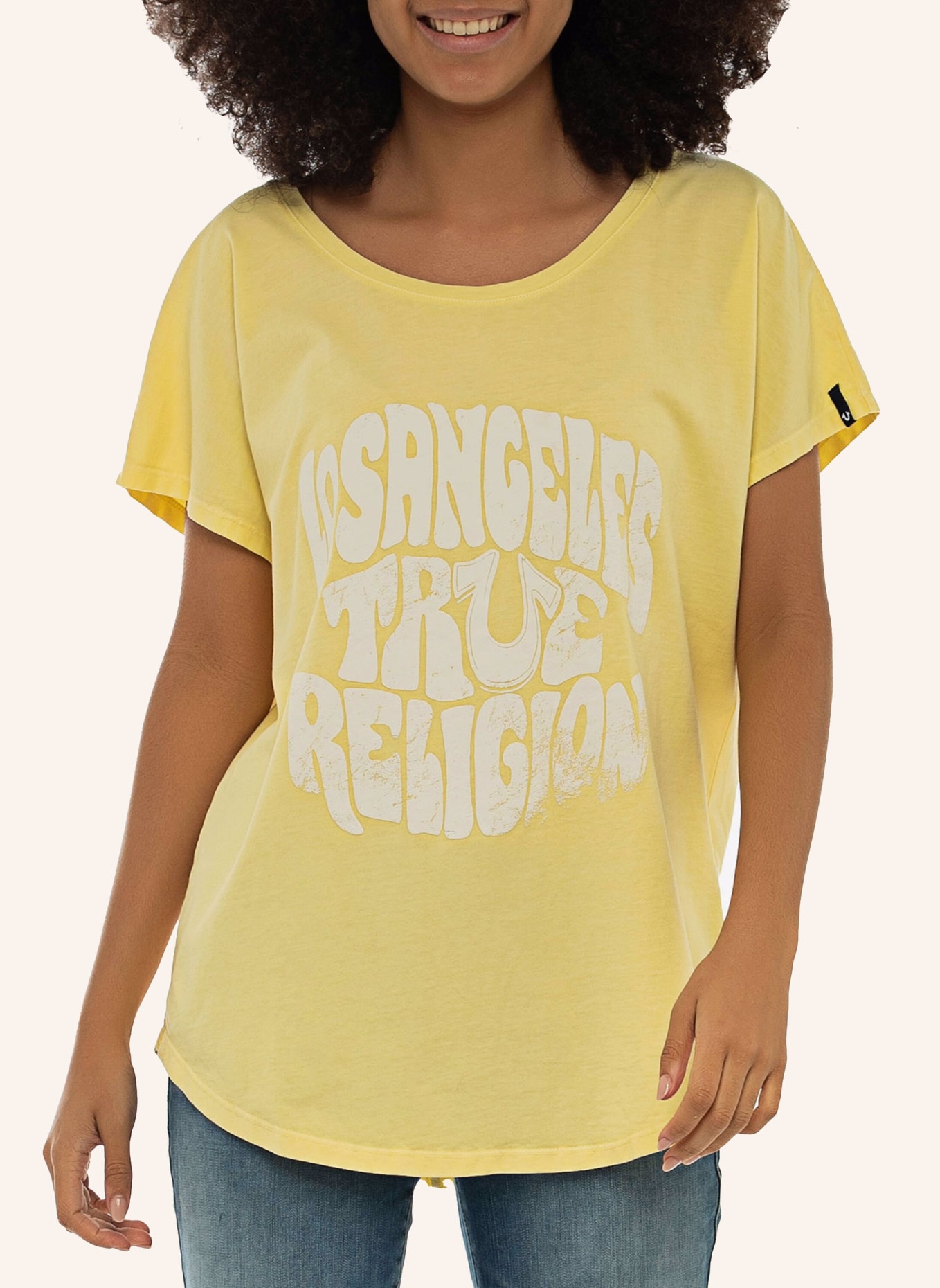 TRUE RELIGION T-Shirt LOSANGELES, Farbe: GELB (Bild 3)