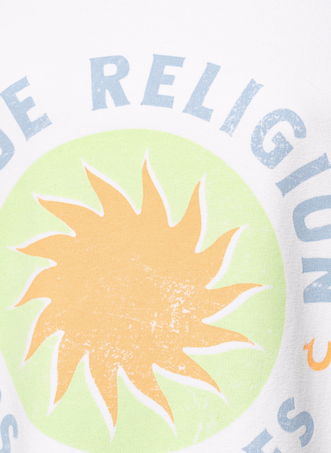 TRUE RELIGION Sweatshirt LOS ANGELES SUN, Farbe: WEISS (Bild 7)